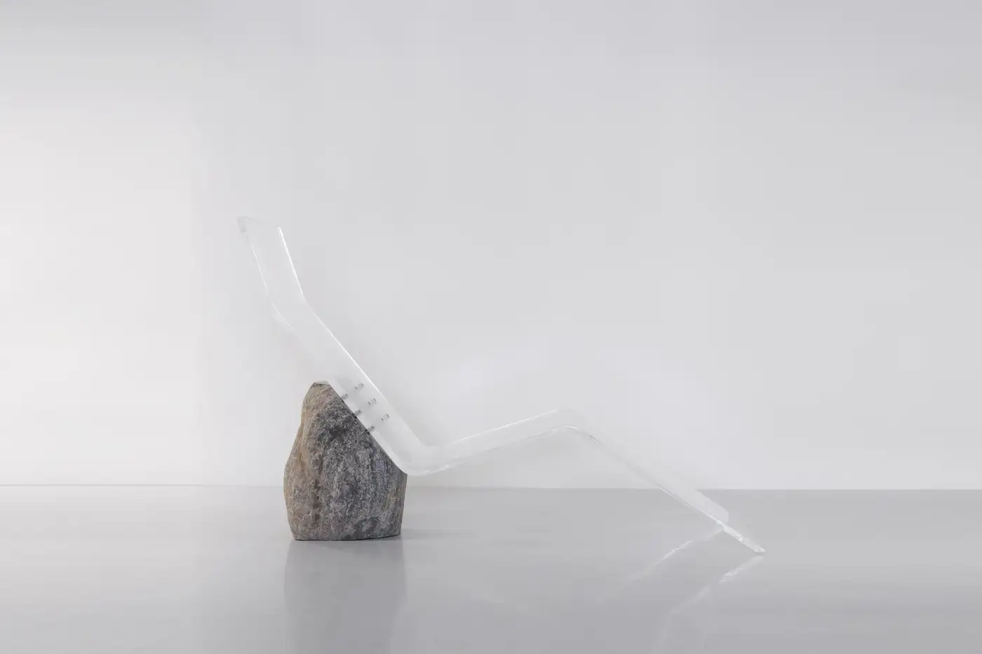 Elsewhere Acrylic Chaise by Batten and Kamp 3