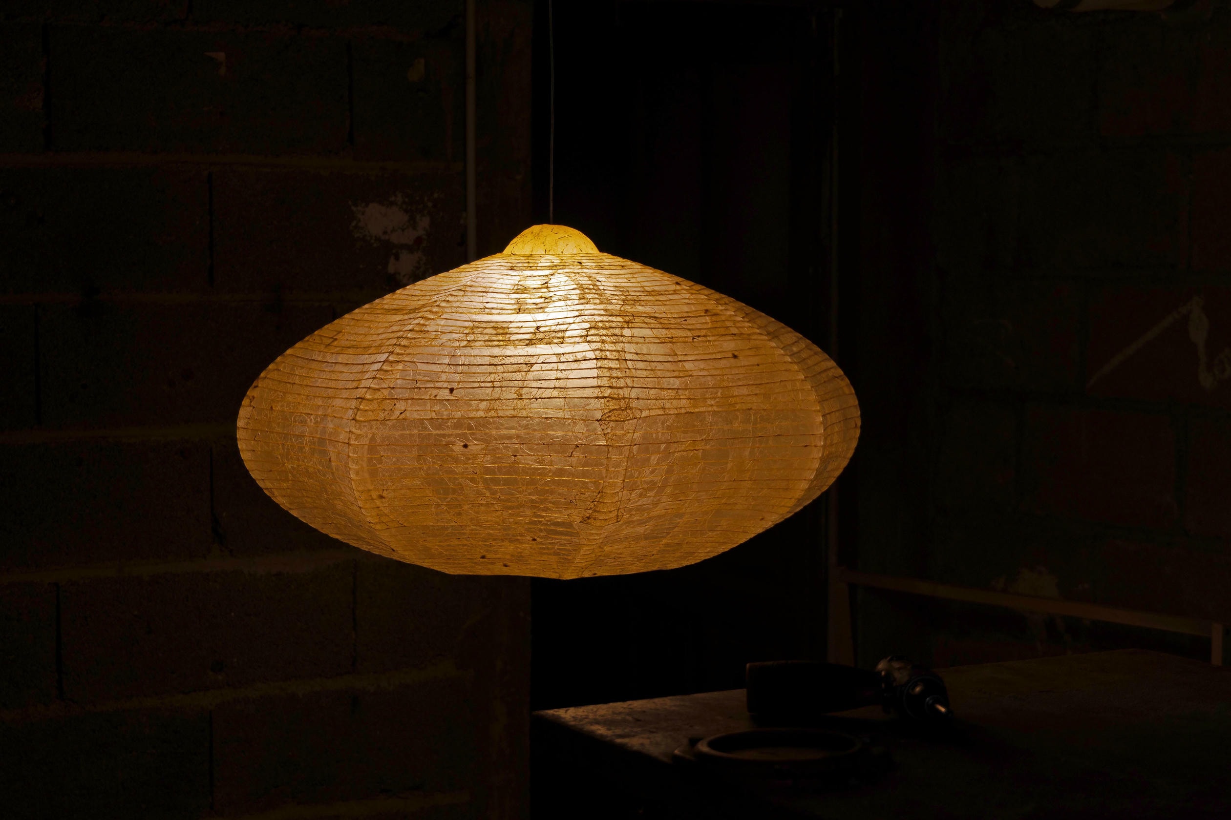 Holm Pendant Lamp in Bio Material with Natural Dyes by Thibault Philip 2