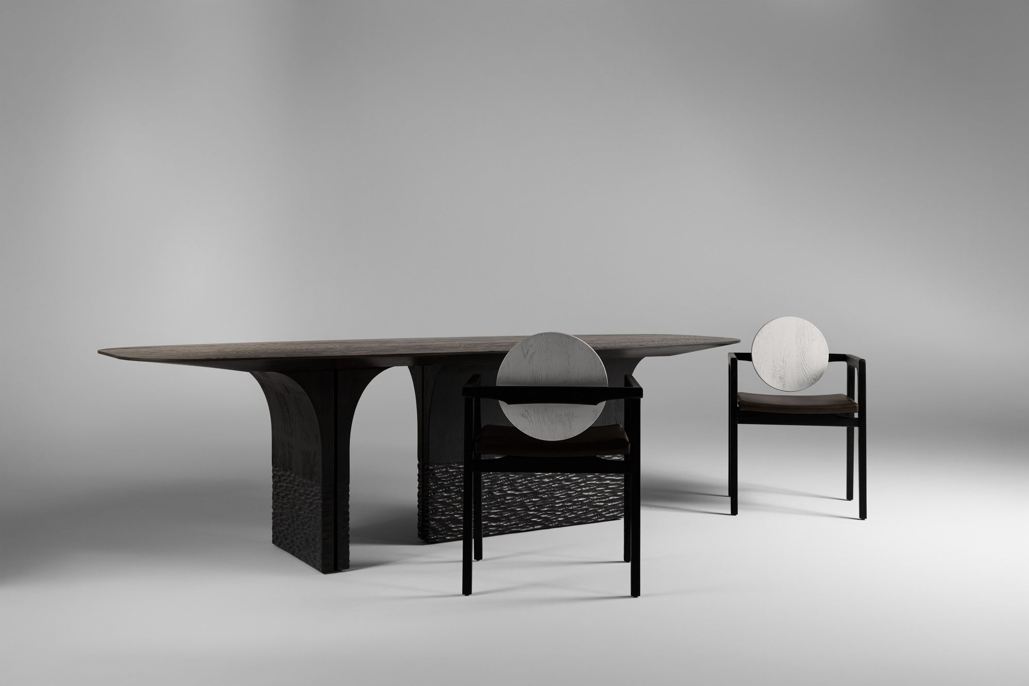 Luna Table 340 Solid Oak by Cezar Moldovan x Arbore 6