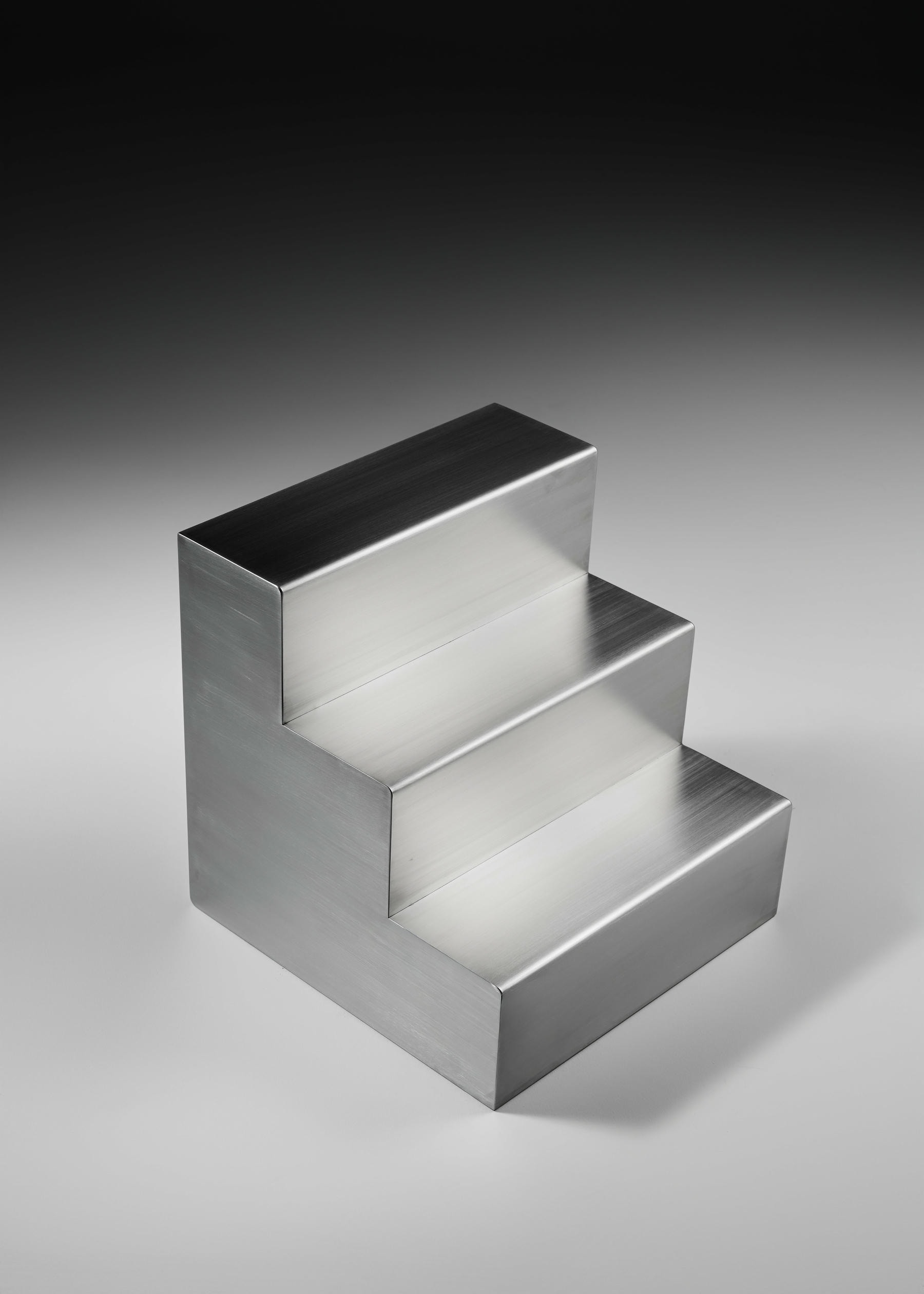 Monolit Side Table Stainless Steel by Cezar Moldovan x Arbore 2