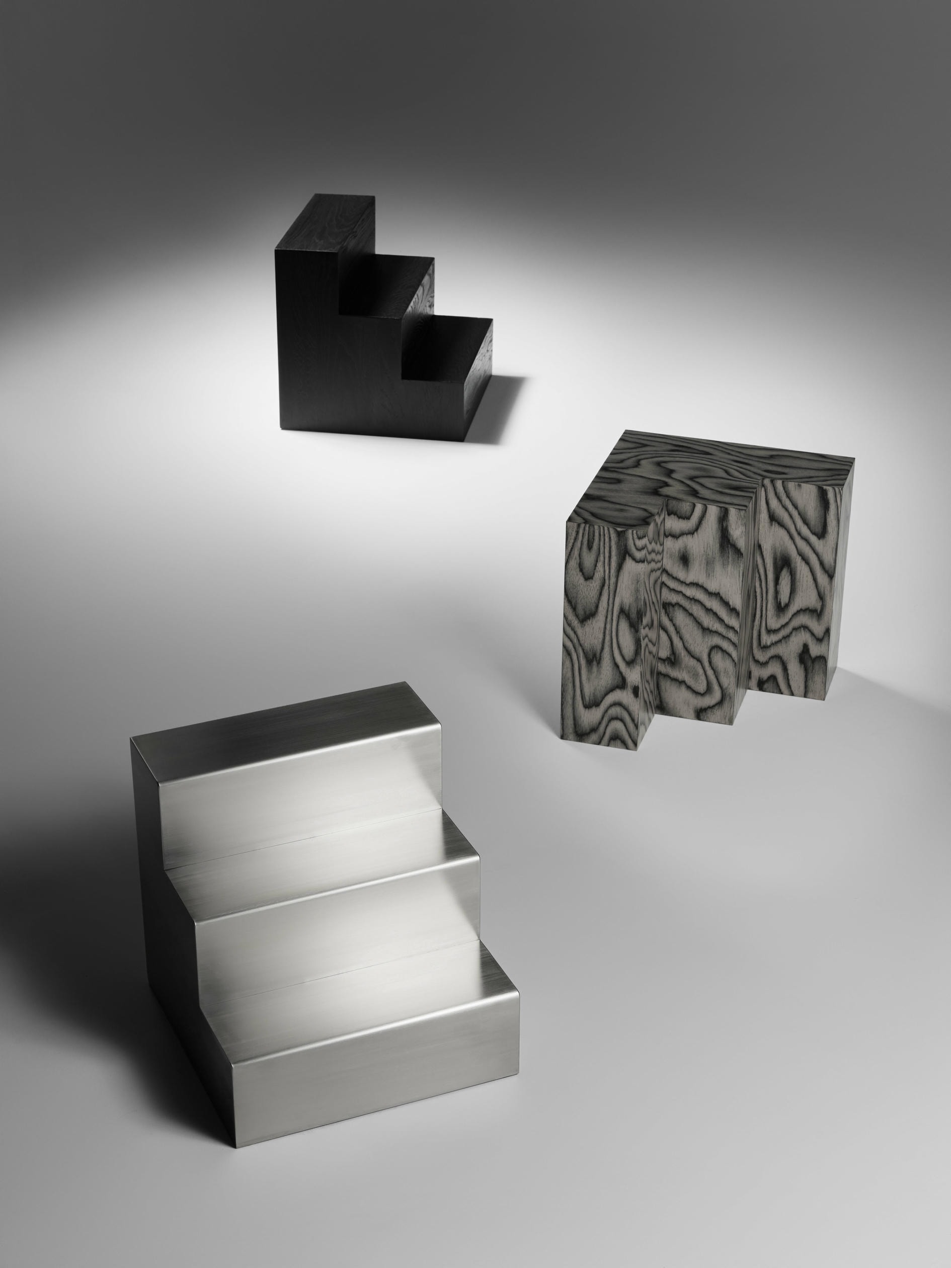 Monolit Side Table Stainless Steel by Cezar Moldovan x Arbore 6