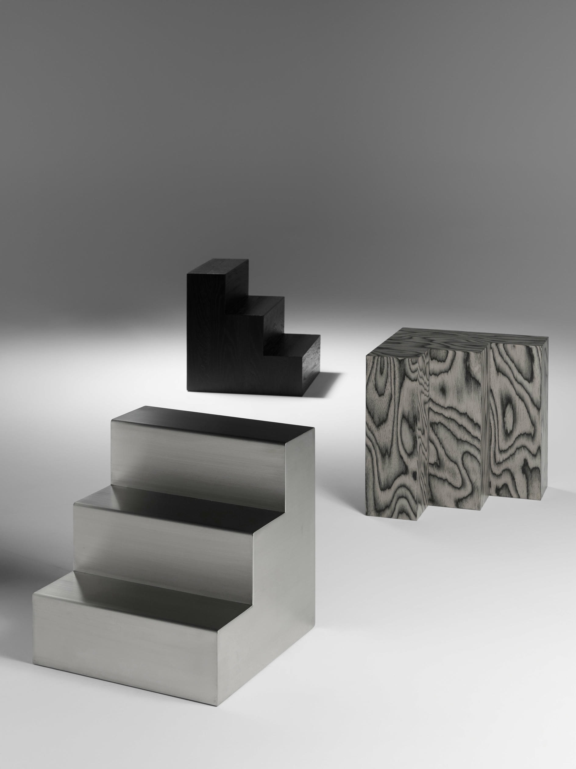 Monolit Side Table Stainless Steel by Cezar Moldovan x Arbore 7