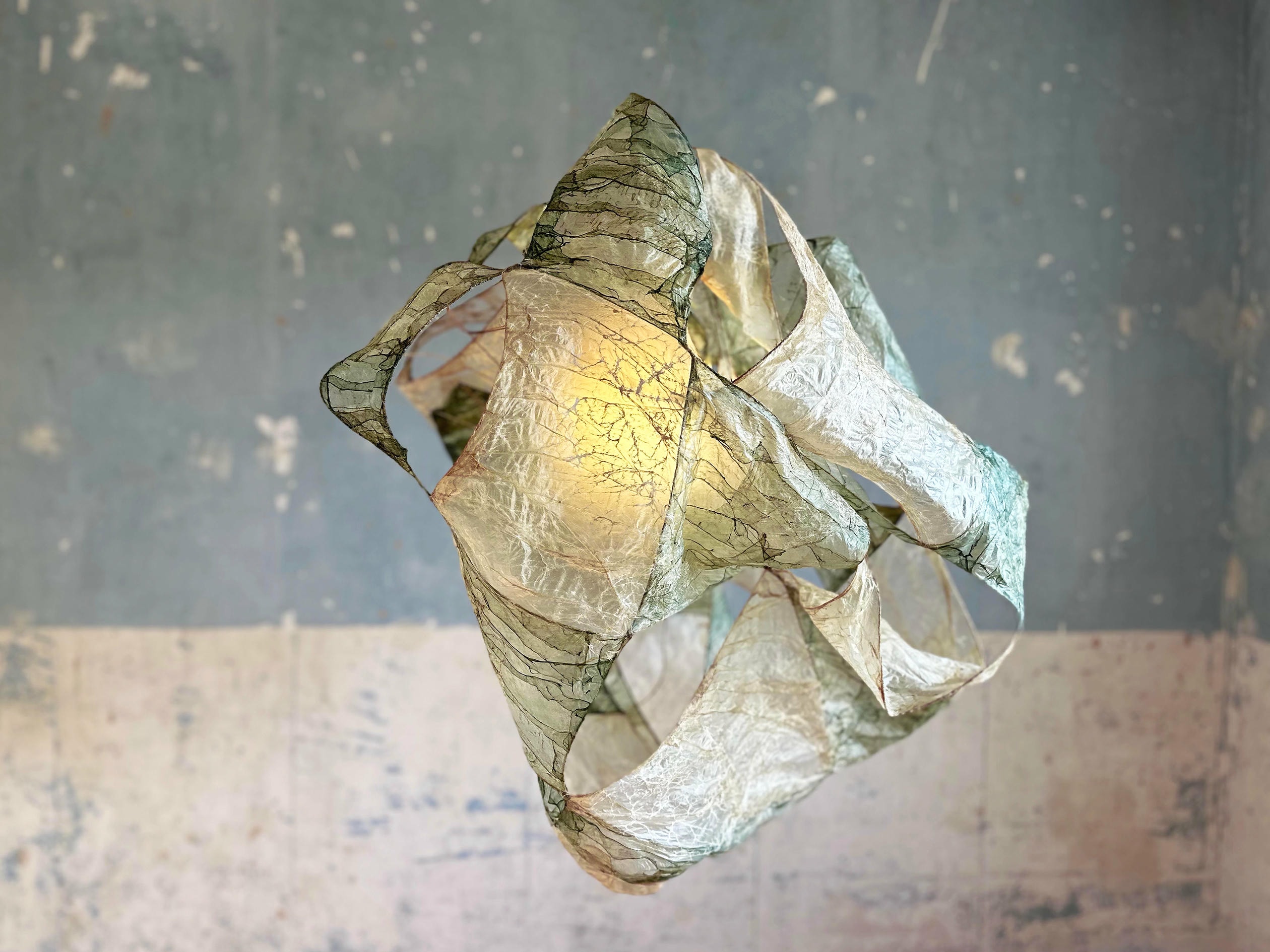 Multi Leonard Pendant Lamp in Bio Material with Natural Dyes by Thibault Philip 6