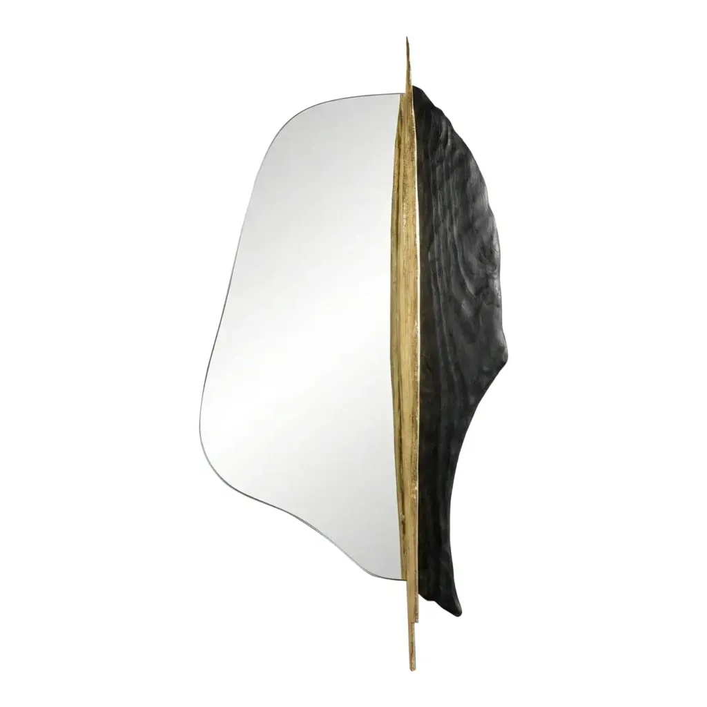 Palm Brass Wall Mirror by MAEVE 1
