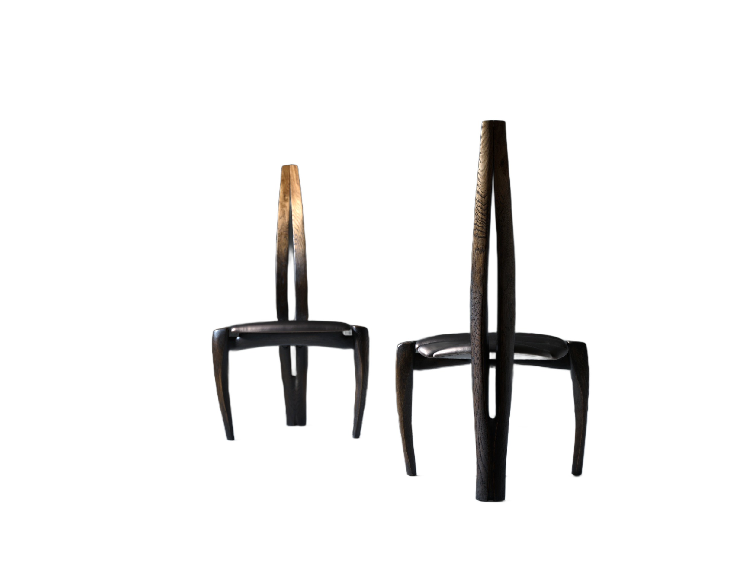 Set Of 2 Vennaxa Taper Fade Chairs by Alun Heslop 1