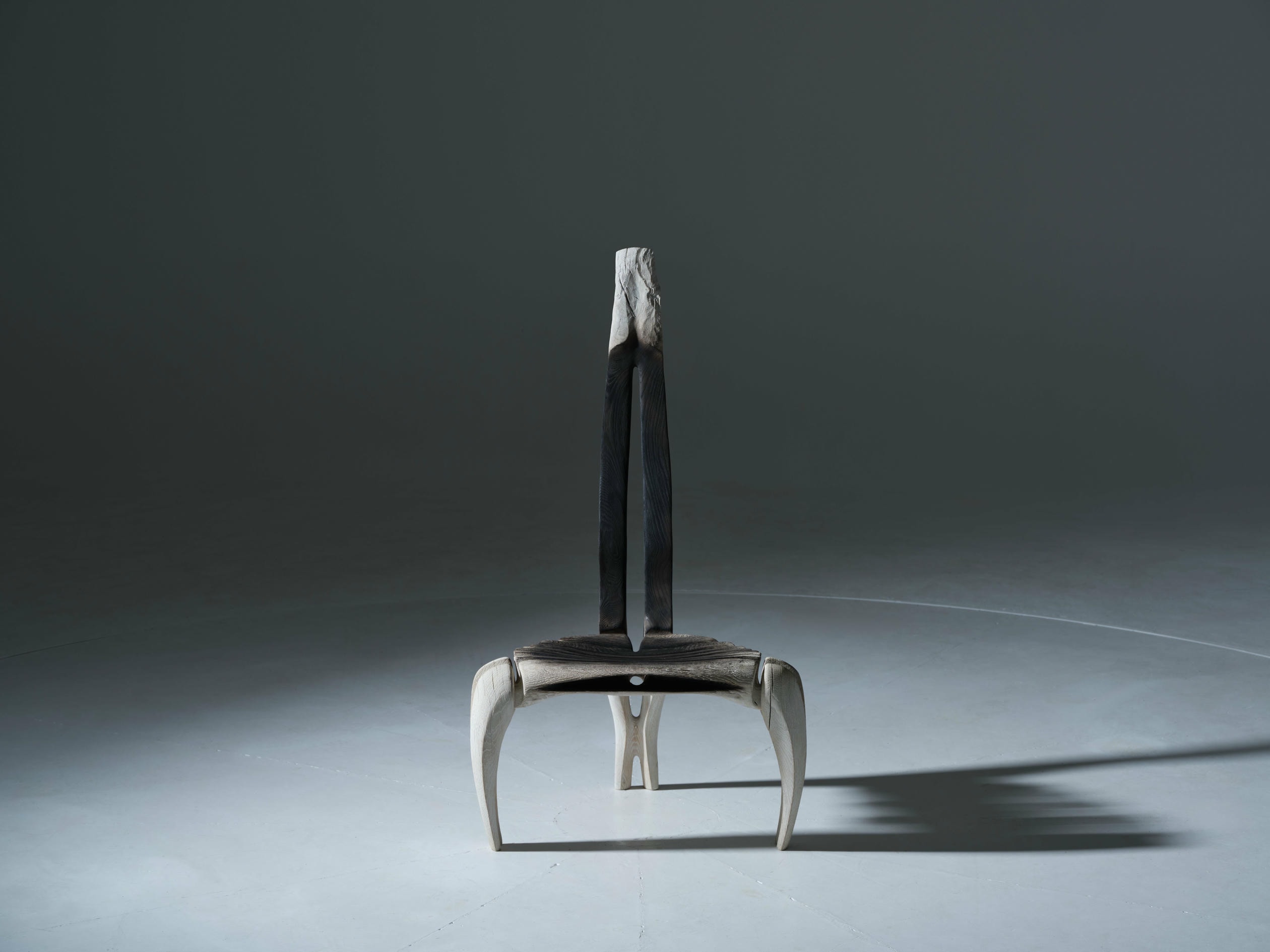 Shadow Of Zierre Unique Oak Chair by Alun Heslop 2