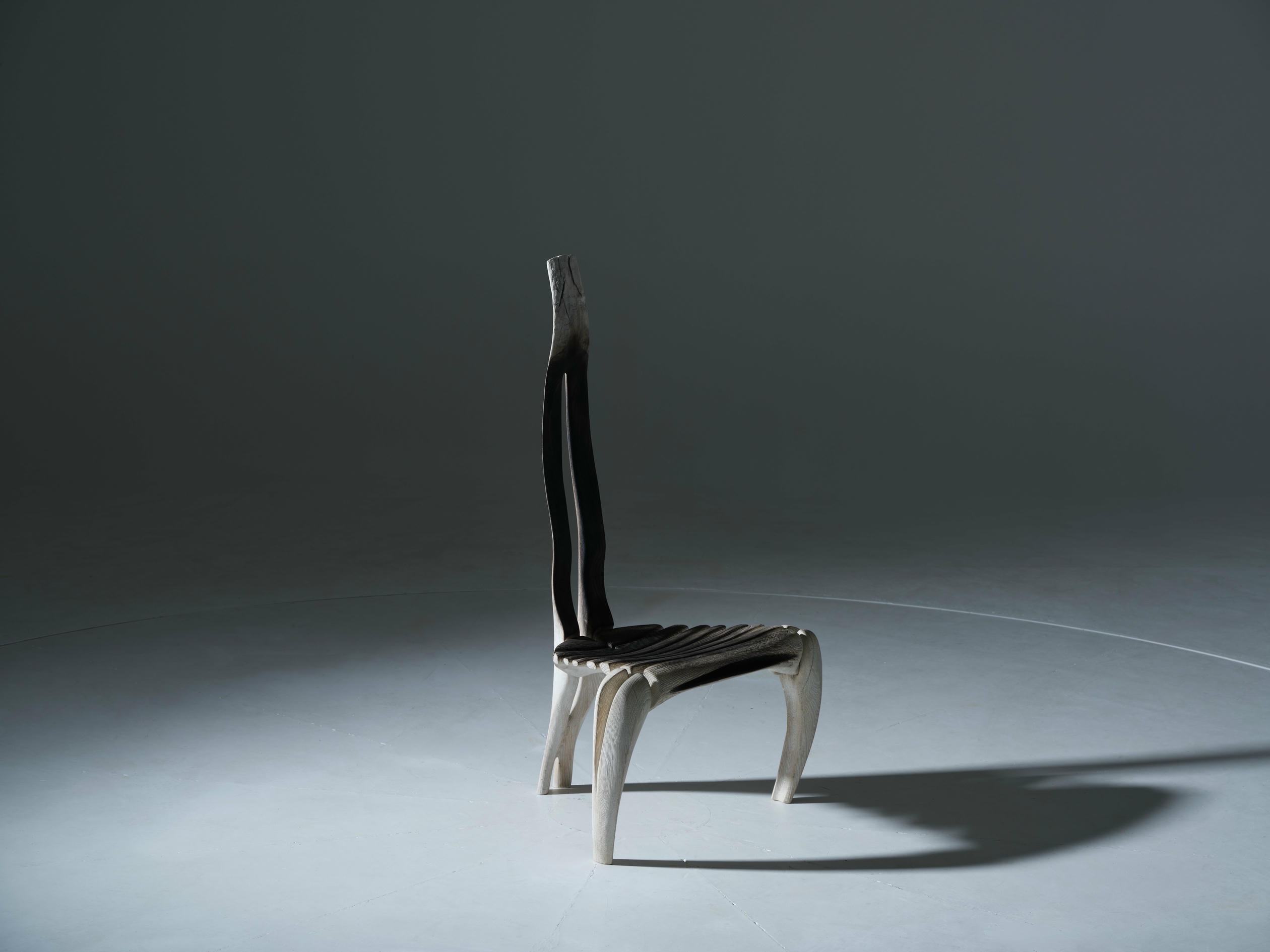 Shadow Of Zierre Unique Oak Chair by Alun Heslop 3