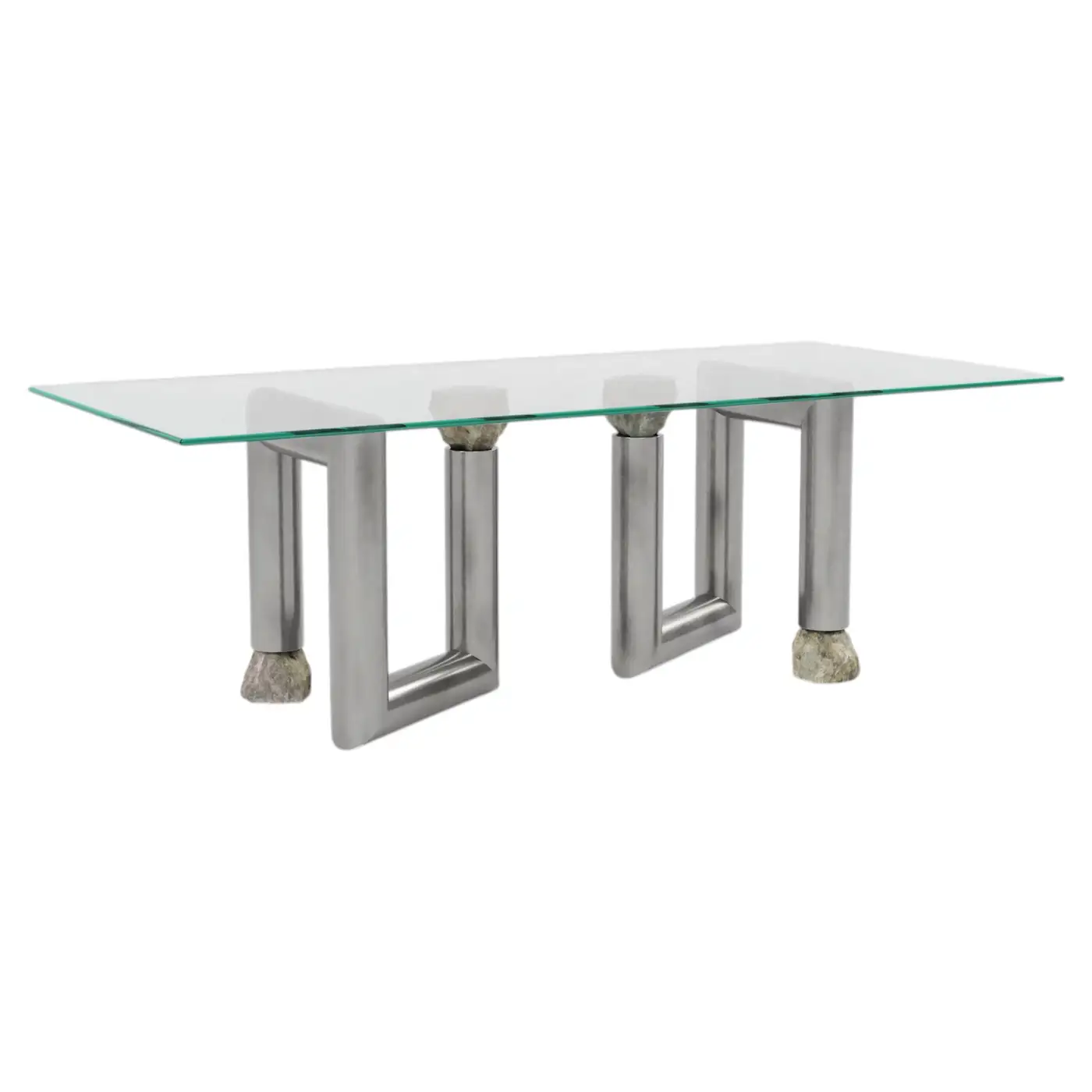 Stainless Steel Dining Table by Batten and Kamp 1