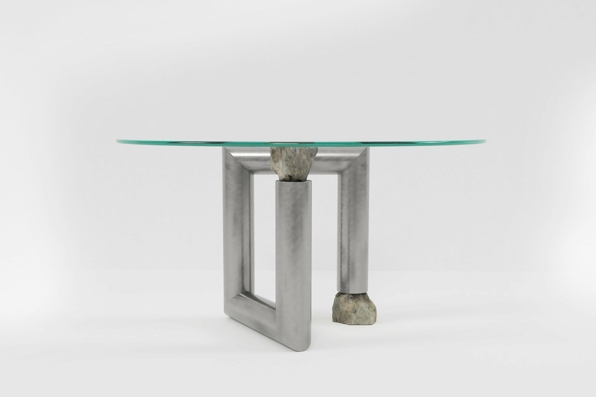 Stainless Steel Dining Table by Batten and Kamp 4