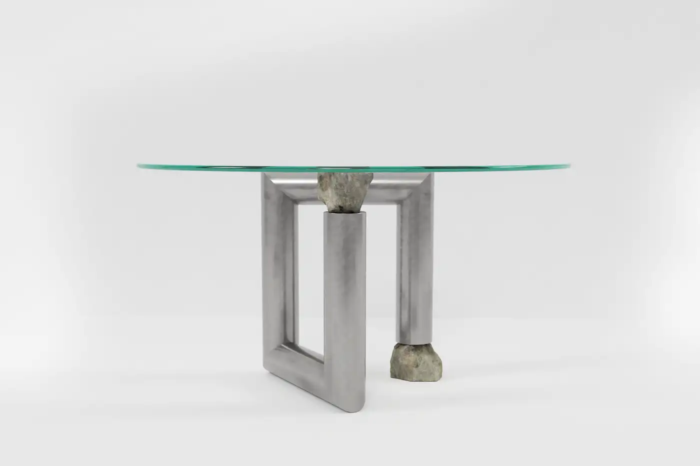 Stainless Steel Dining Table by Batten and Kamp 4