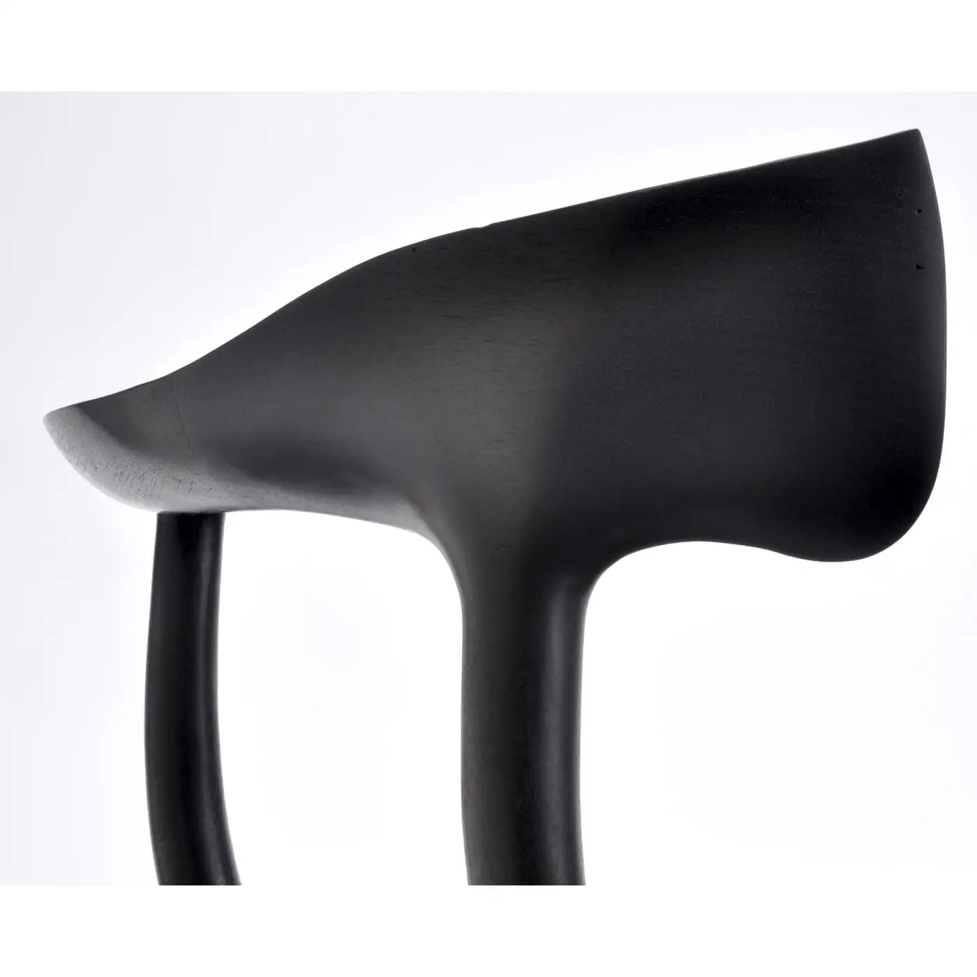 Swallowtail Chair in Ebonized Wood Frame & Seat by Brian Fireman Design 5