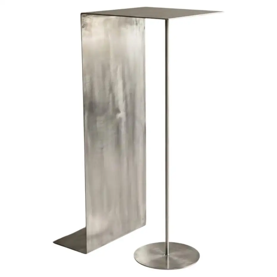 Tacco Cocktail Table in Stainless Steel by Metalmorphosis Studio 1