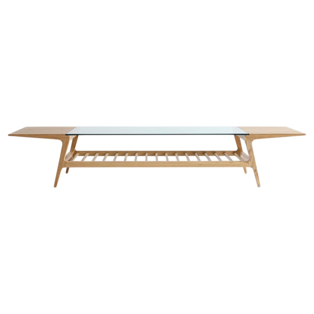 Dada Coffee Table in Brazilian Native Hardwood by Gisela Simas 1