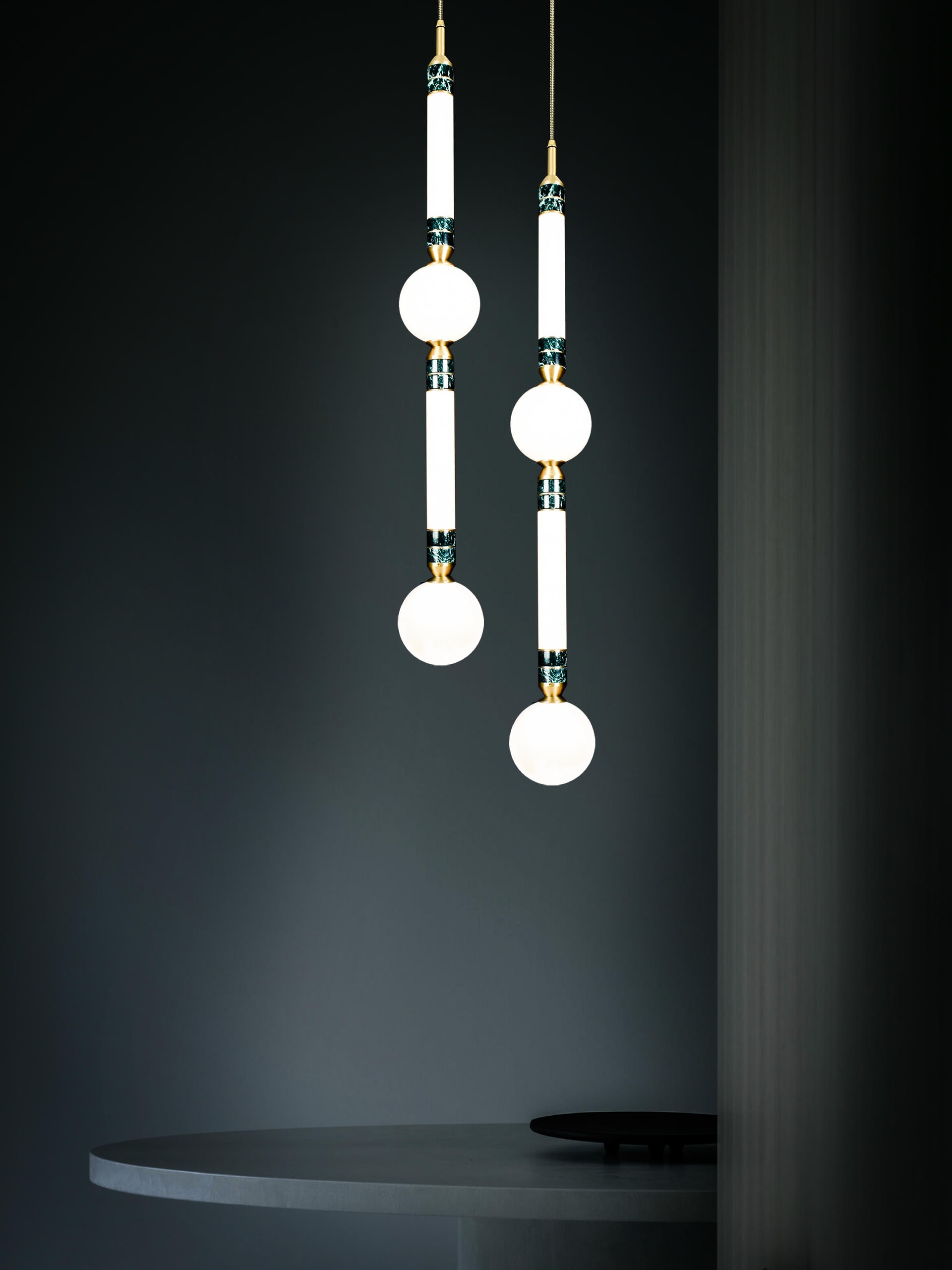 3 Greenstone Pendant Large