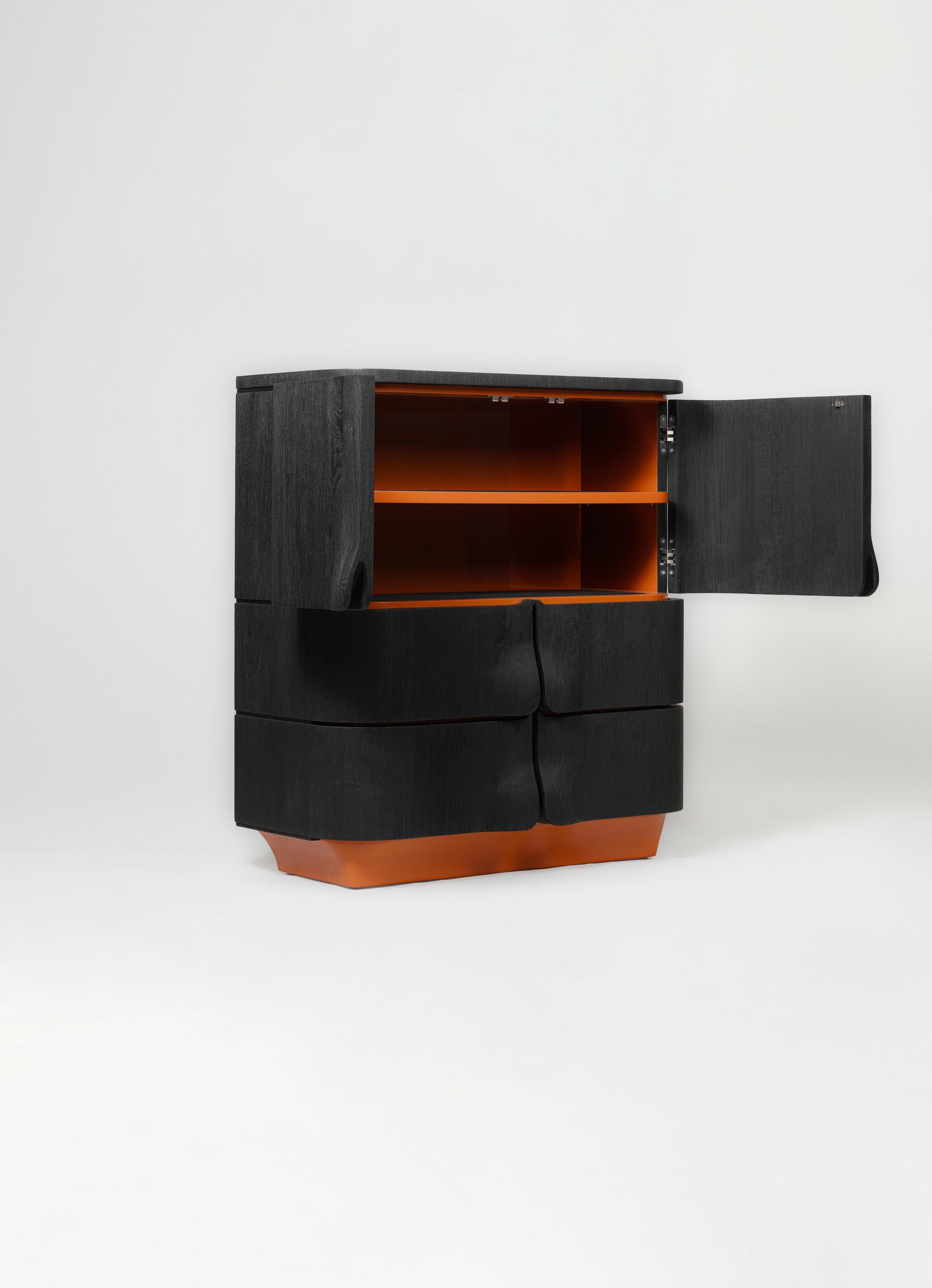 Arnava Door Cabinet in Natural Oak Veneer by Pendhapa 12