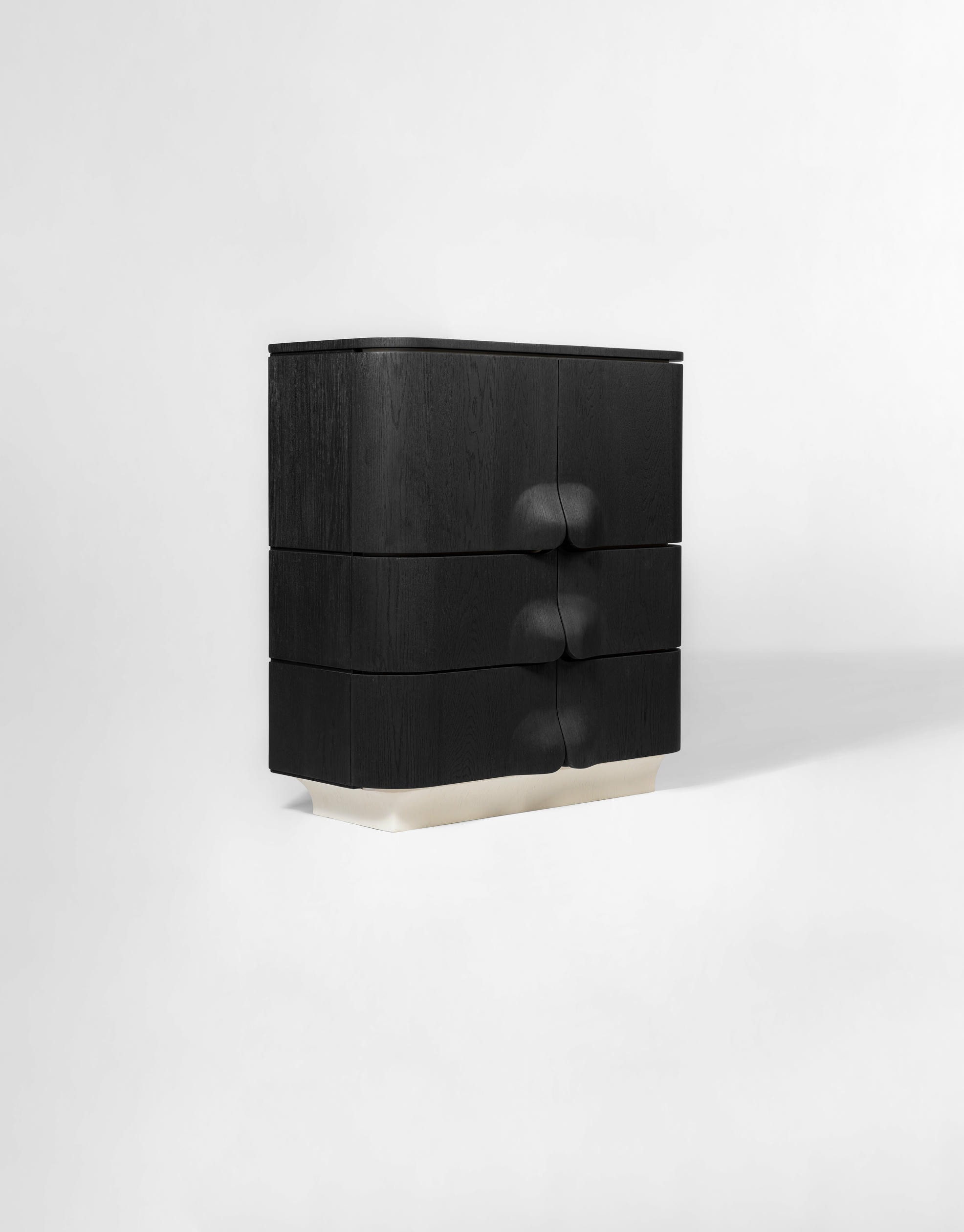 Arnava Door Cabinet in Natural Oak Veneer by Pendhapa 2