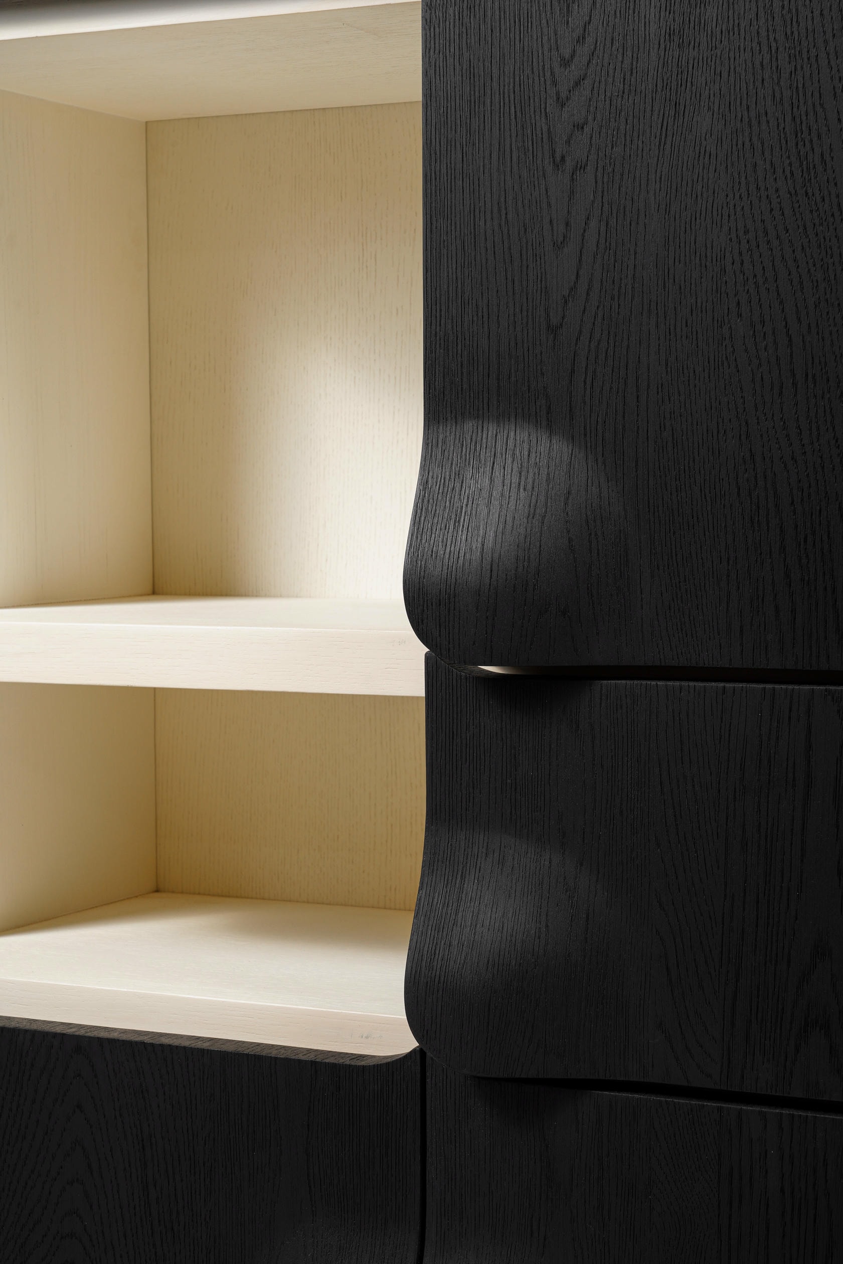 Arnava Door Cabinet in Natural Oak Veneer by Pendhapa 7