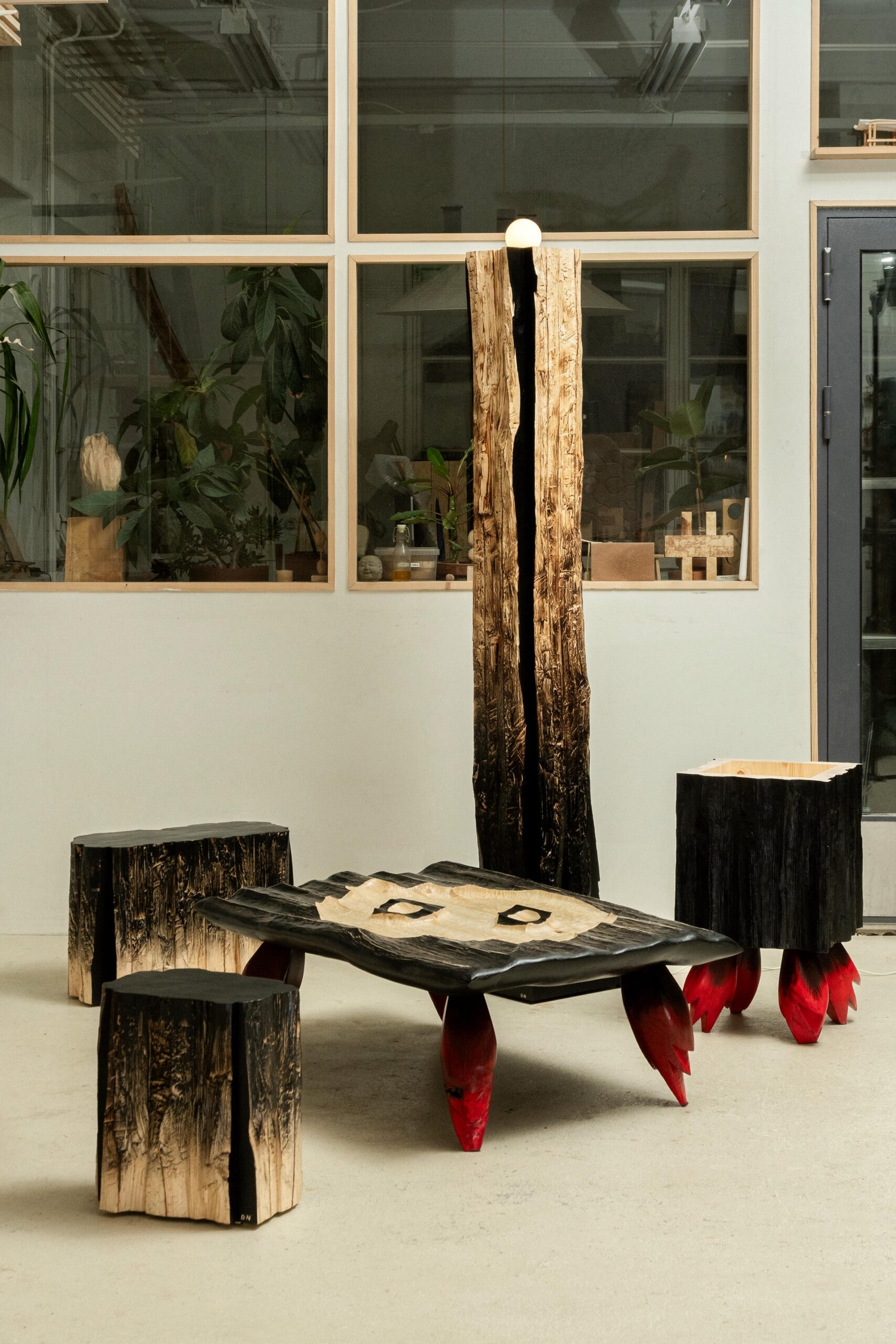 Didi Ng Wing Yin in between fire and wood_furniture collection