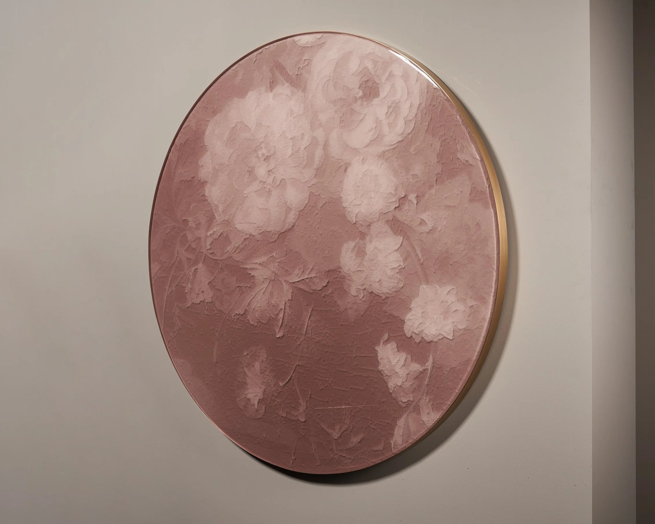 Echo Installation Solo Pink Wall Sculpture by Corine Vanvoorbergen 2