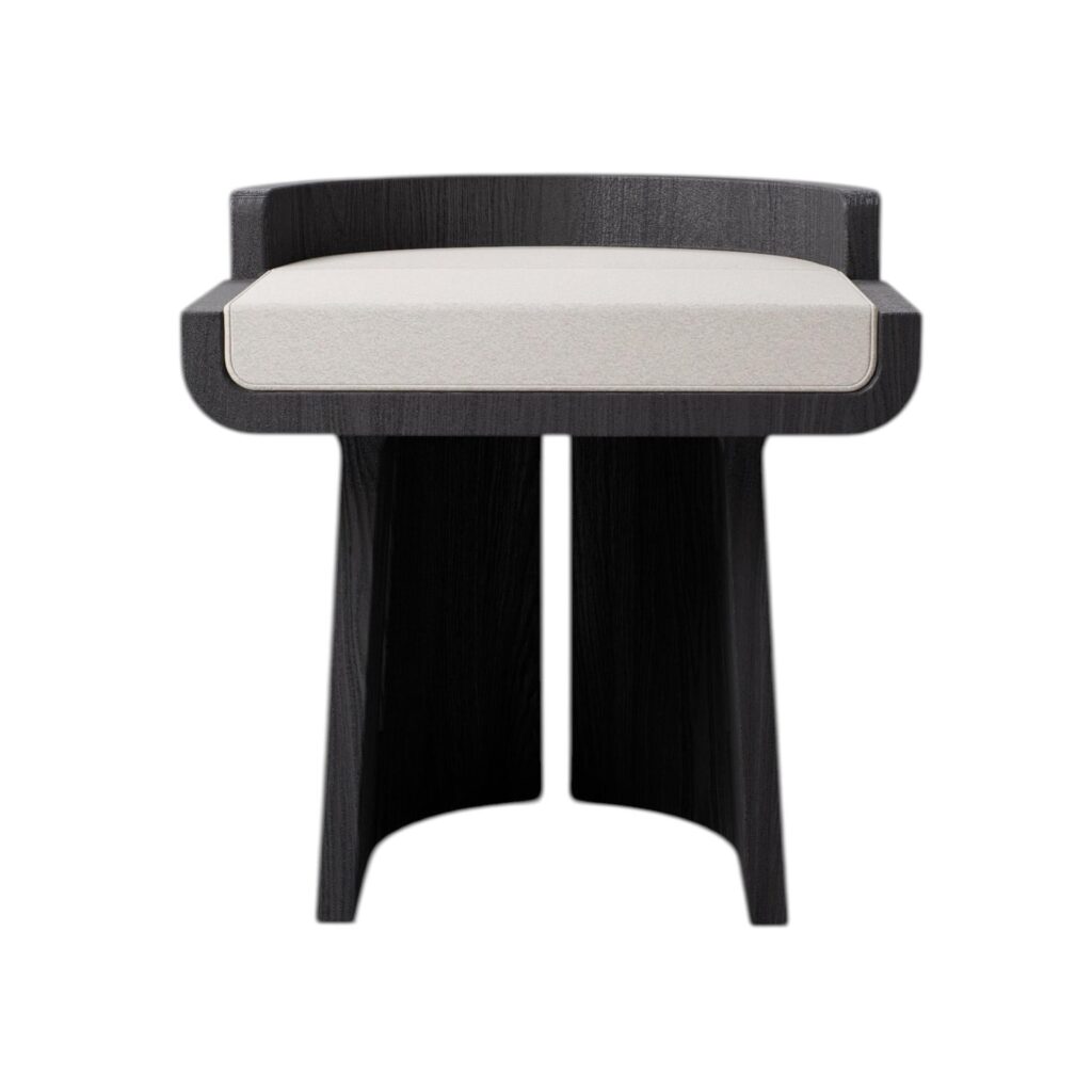 Lecorce Stool in Solid Teak Wood by Pendhapa 1