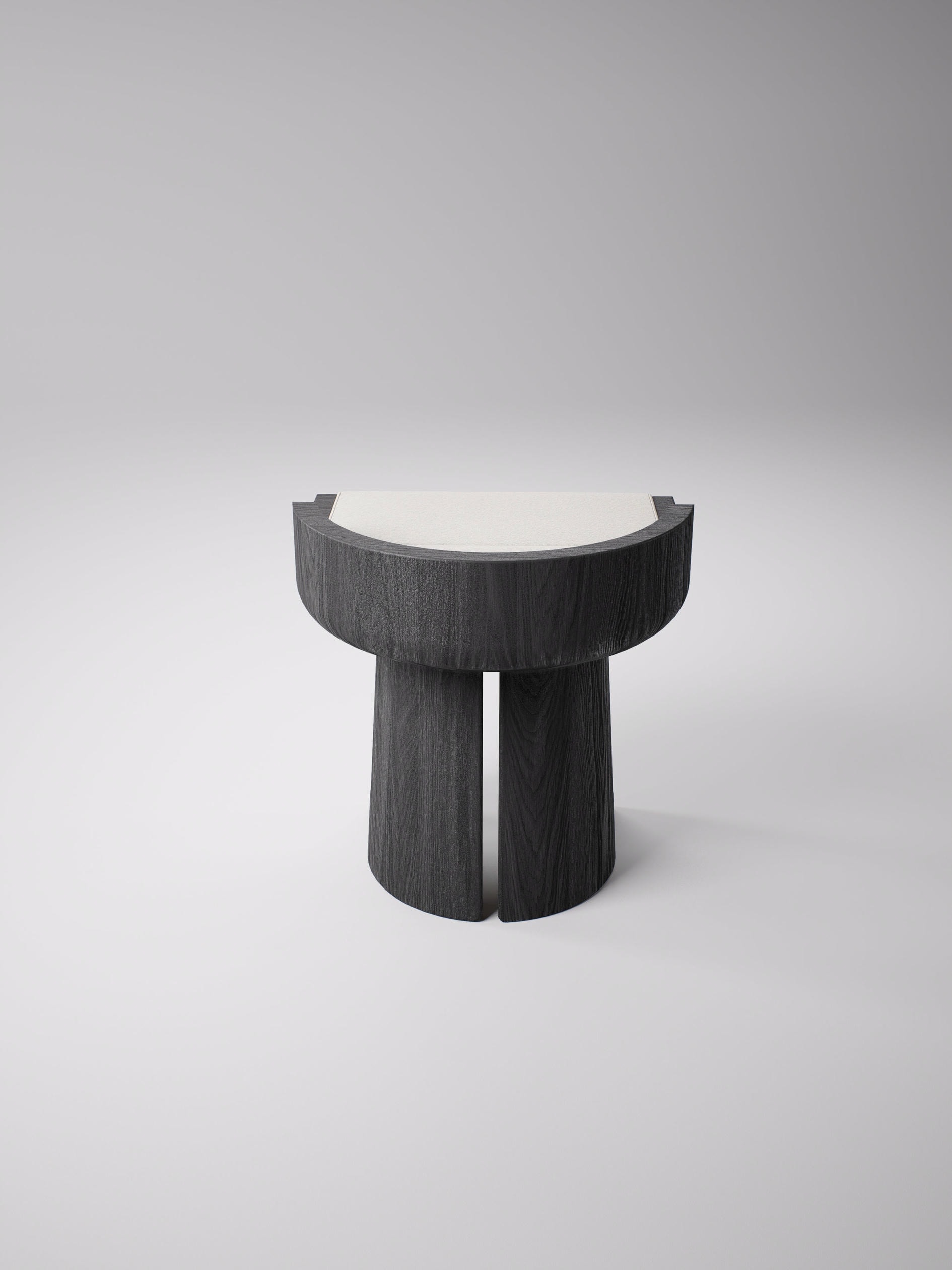 Lecorce Stool in Solid Teak Wood by Pendhapa 4