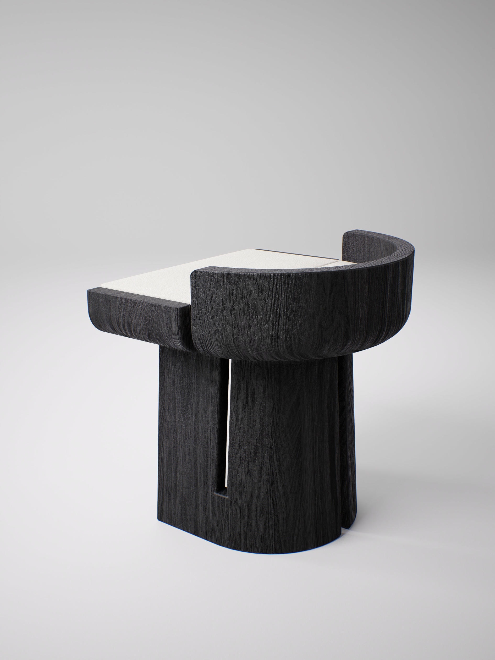 Lecorce Stool in Solid Teak Wood by Pendhapa 8