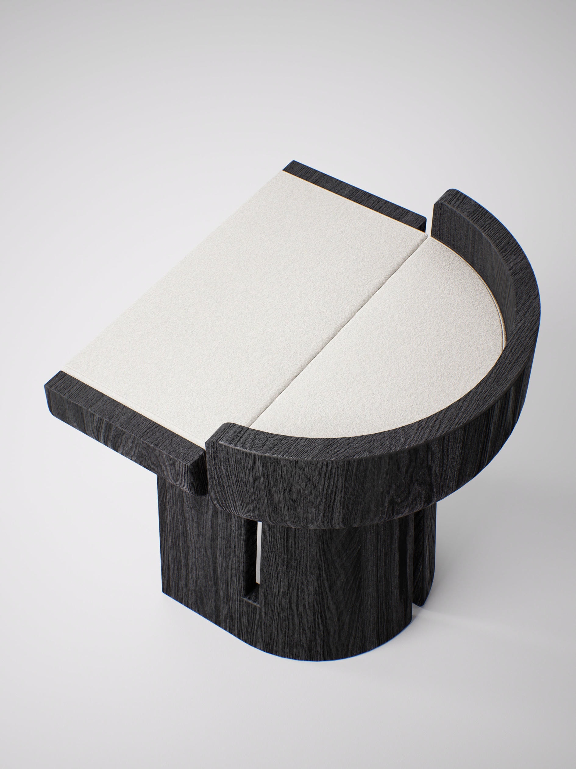 Lecorce Stool in Solid Teak Wood by Pendhapa 9