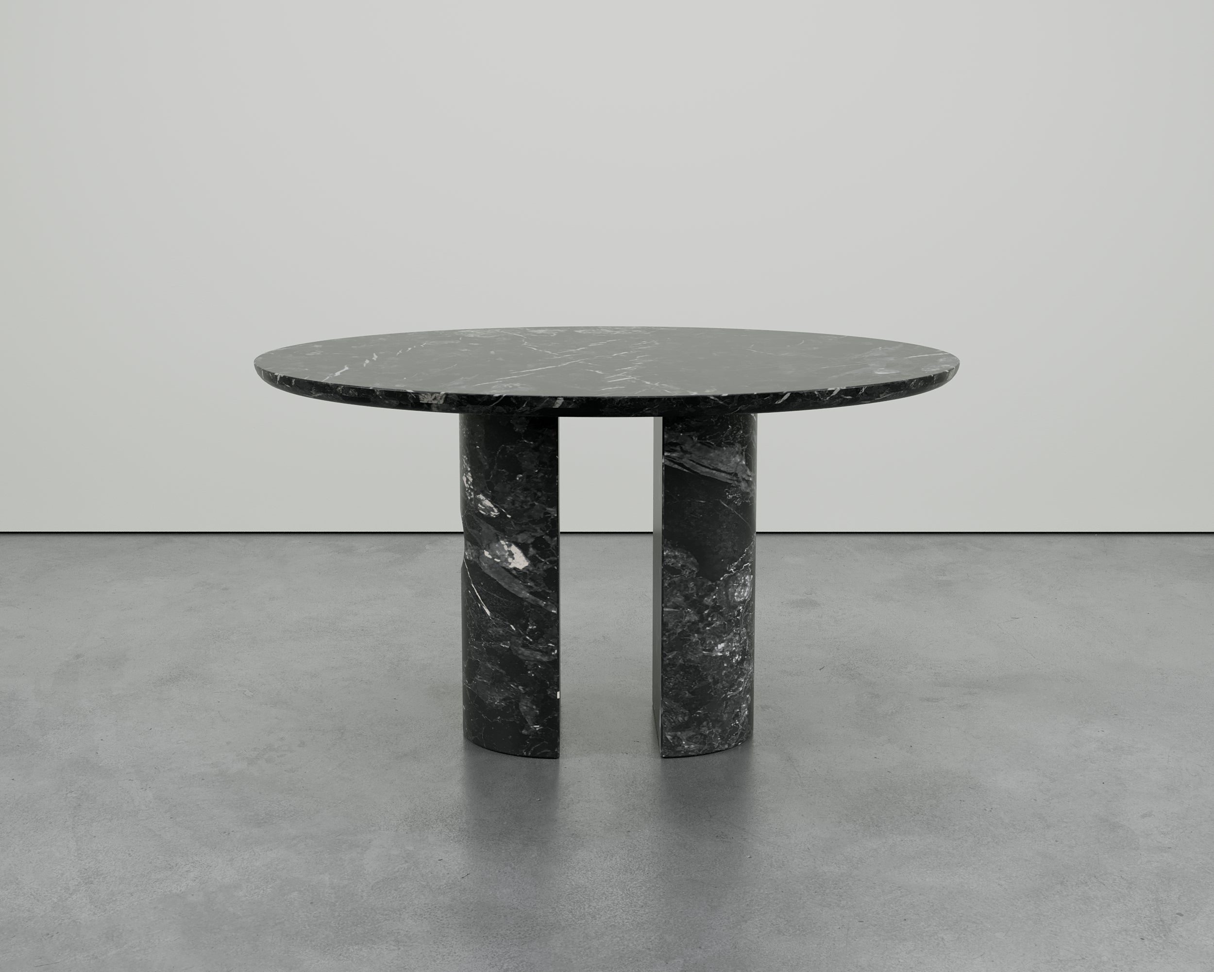 Meta Nero Marquina Marble Table by Phillip Jividen 3