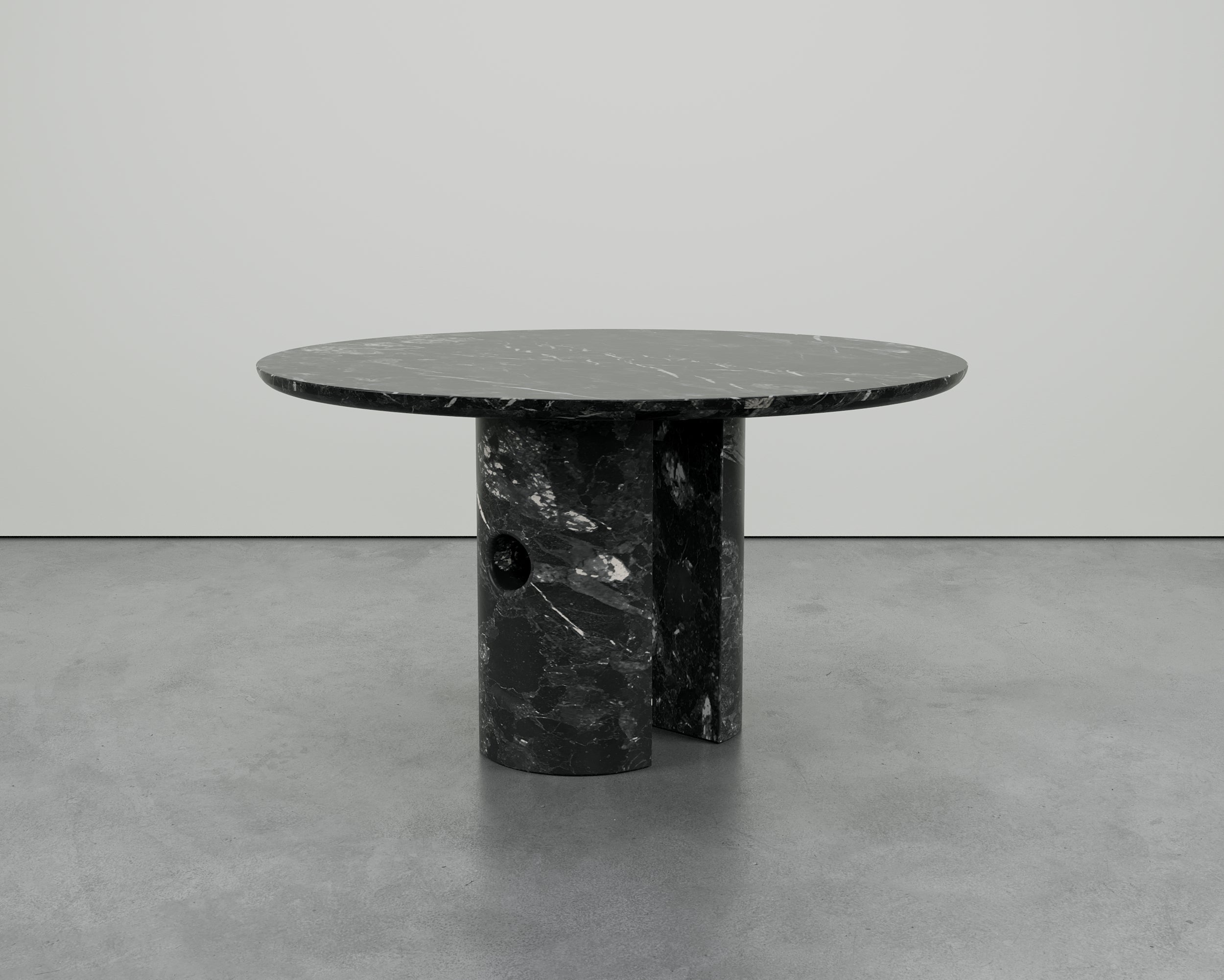Meta Nero Marquina Marble Table by Phillip Jividen 4