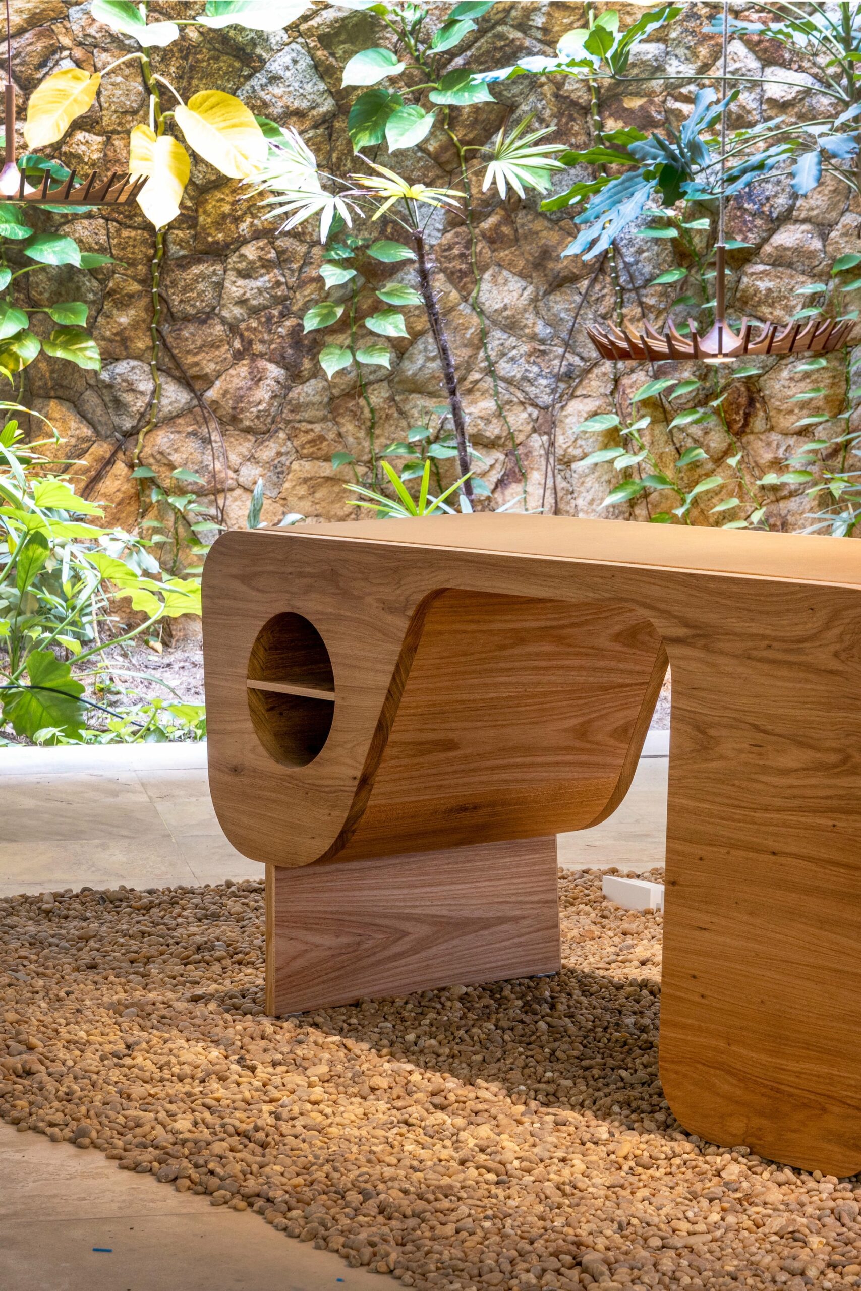 Silvio Writing Desk in Brazilian Native Hardwood by Gisela Simas 3
