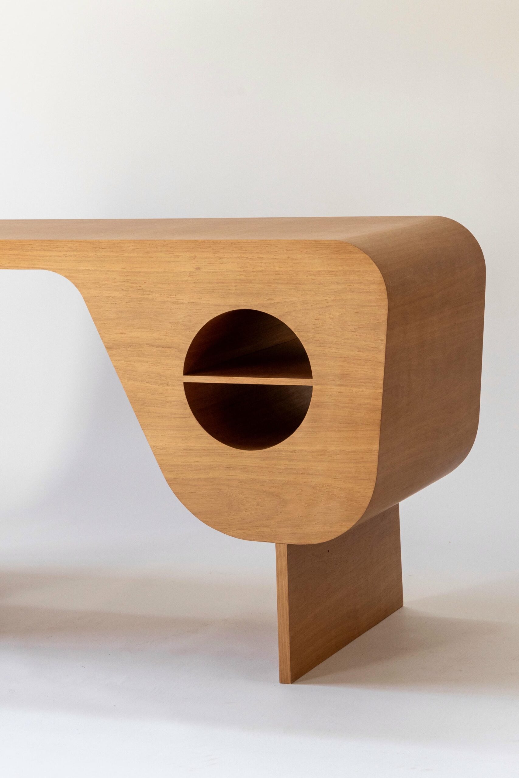 Silvio Writing Desk in Brazilian Native Hardwood by Gisela Simas 5