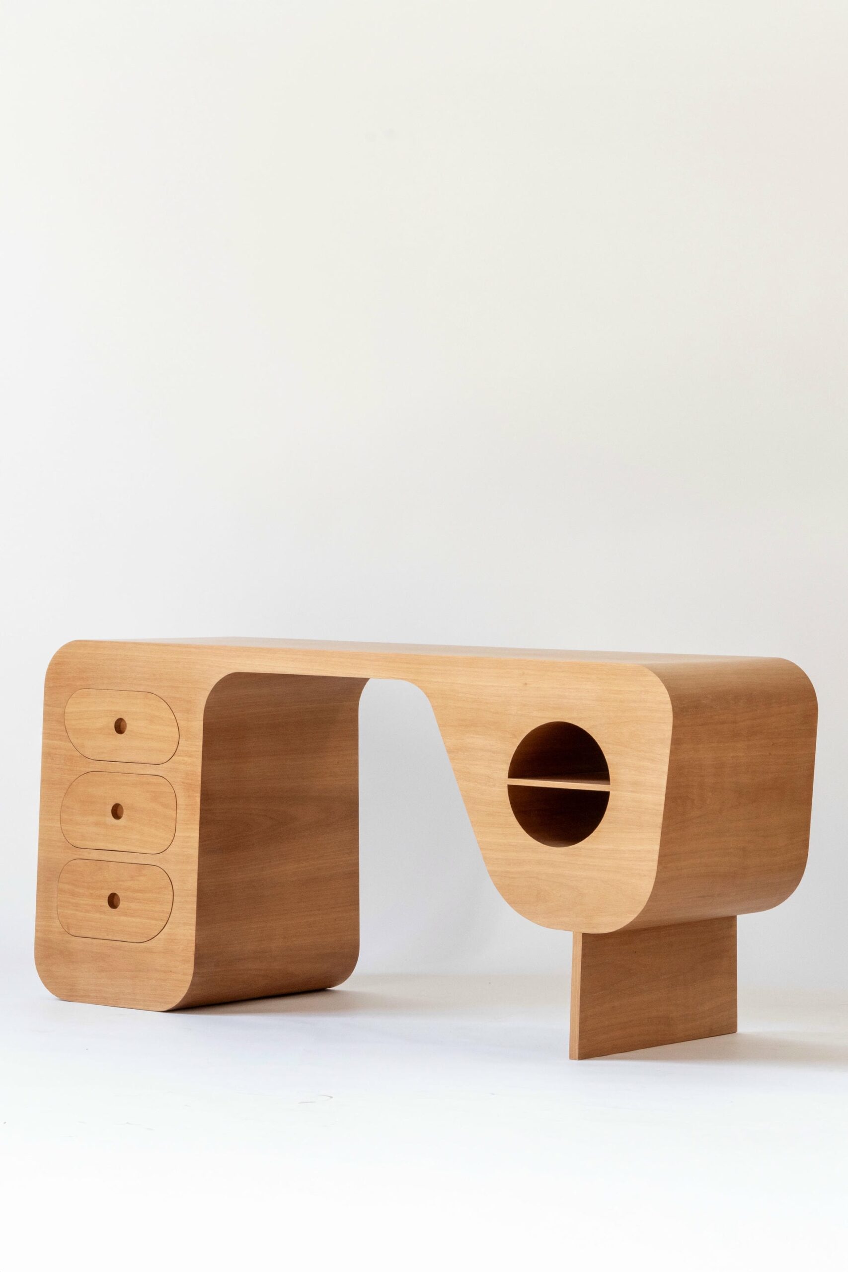 Silvio Writing Desk in Brazilian Native Hardwood by Gisela Simas 8