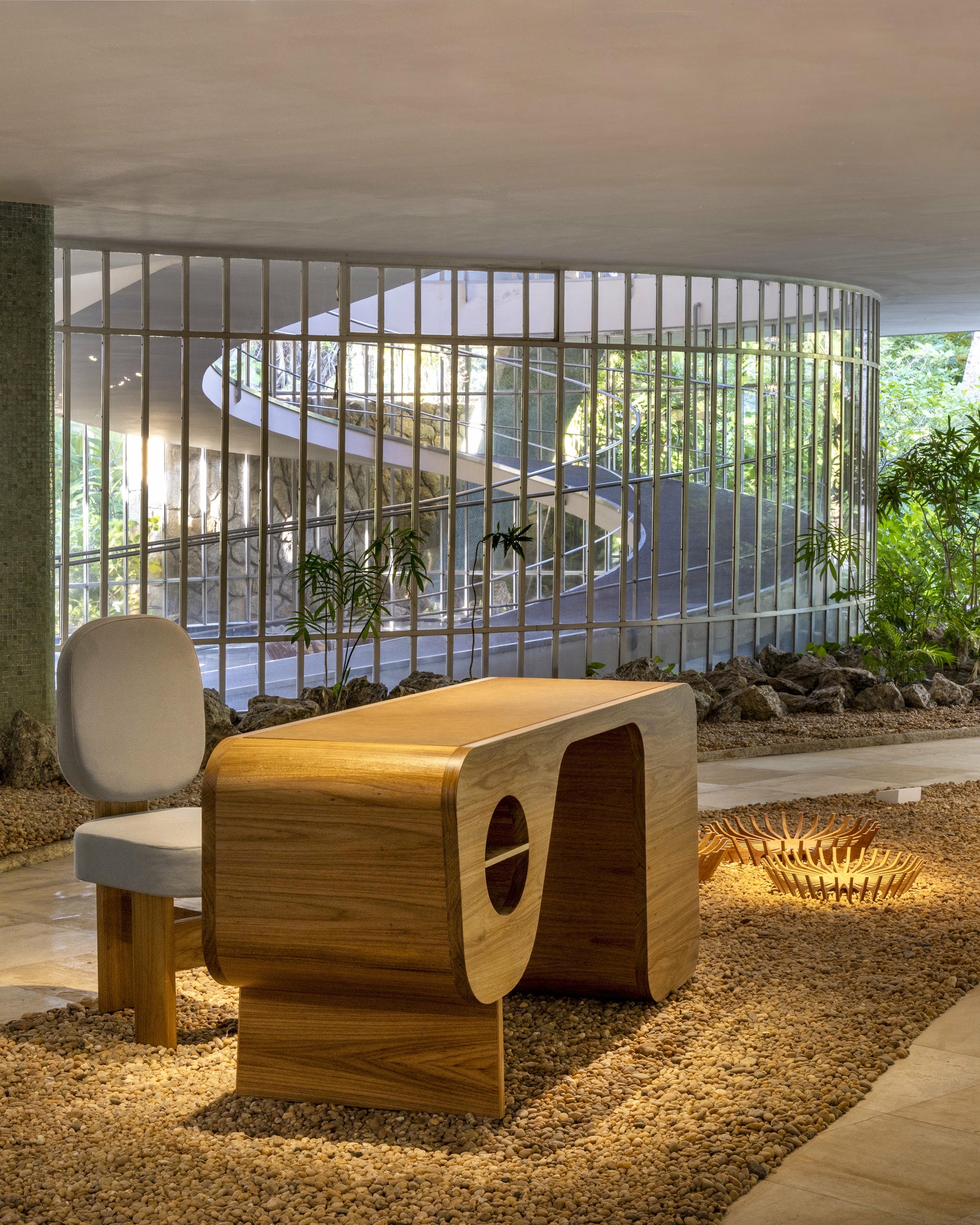 Silvio Writing Desk in Brazilian Native Hardwood by Gisela Simas 9