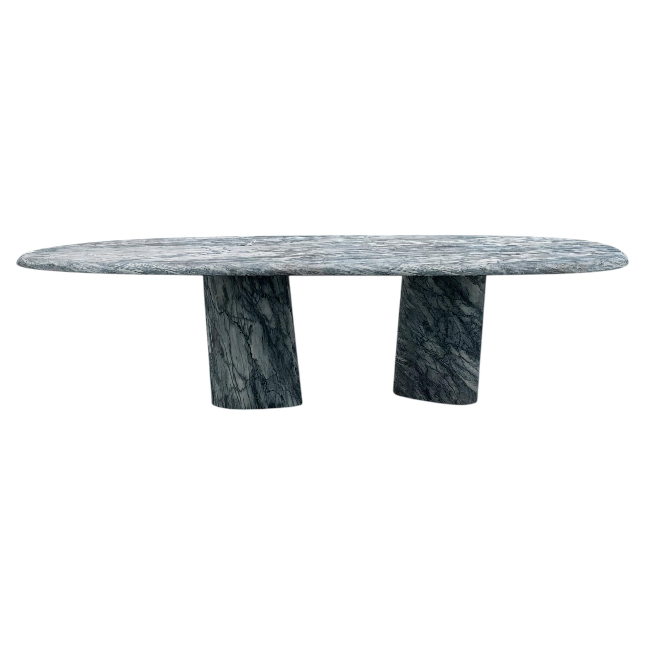Verge Pele De Tigre Marble Table by Phillip Jividen 1