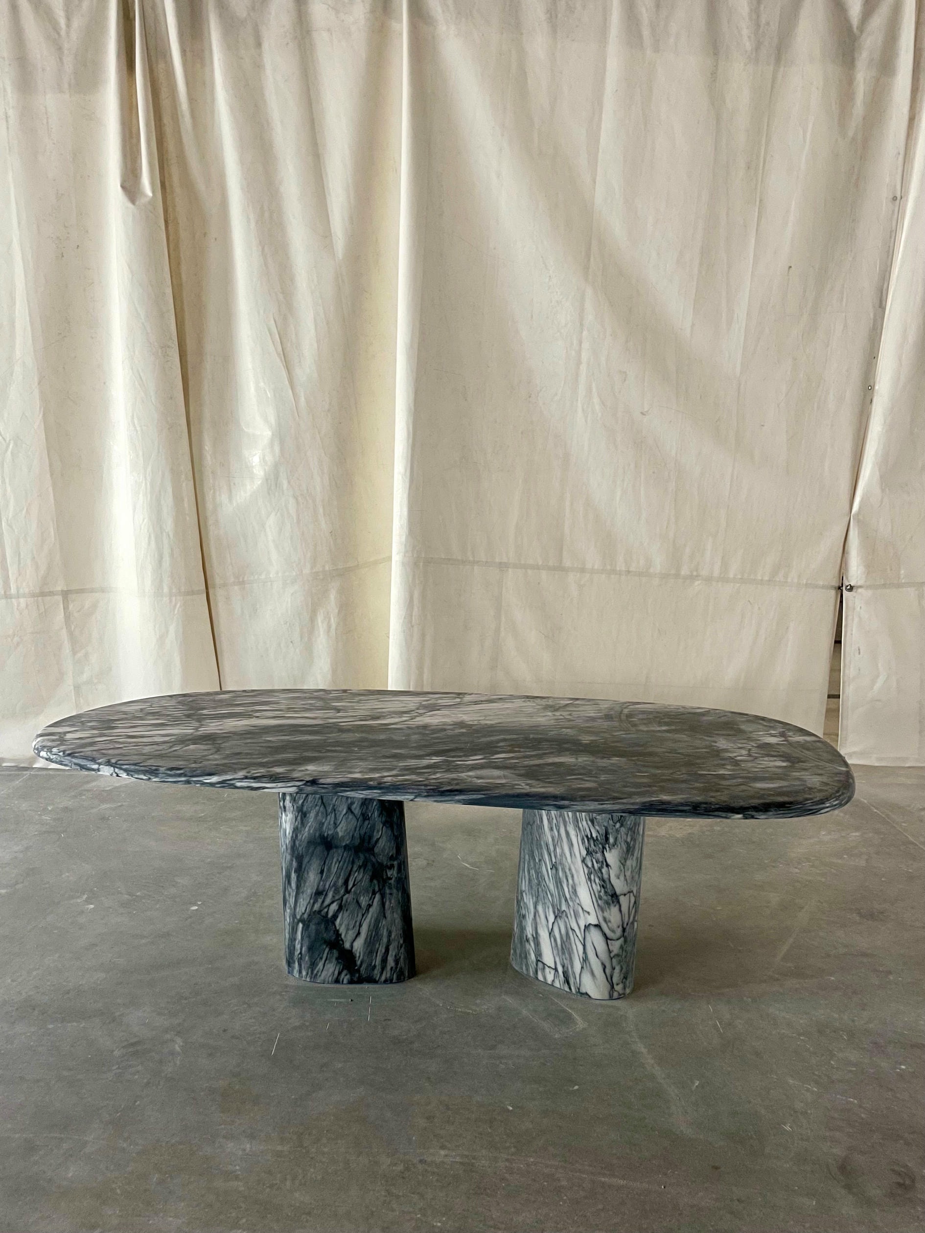 Verge Pele De Tigre Marble Table by Phillip Jividen 7