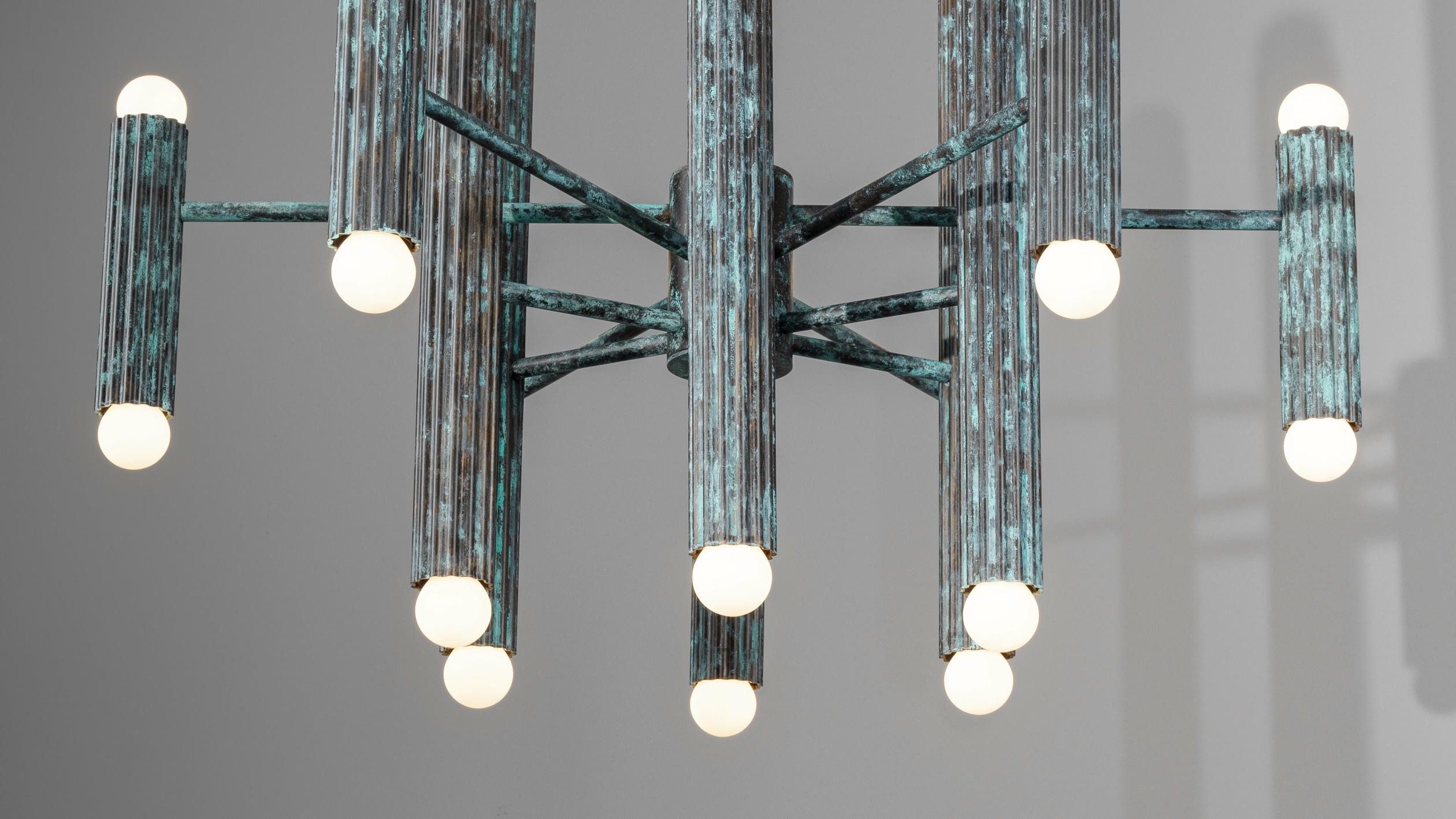 Vesta Round 24 Chandelier by Schwung 10