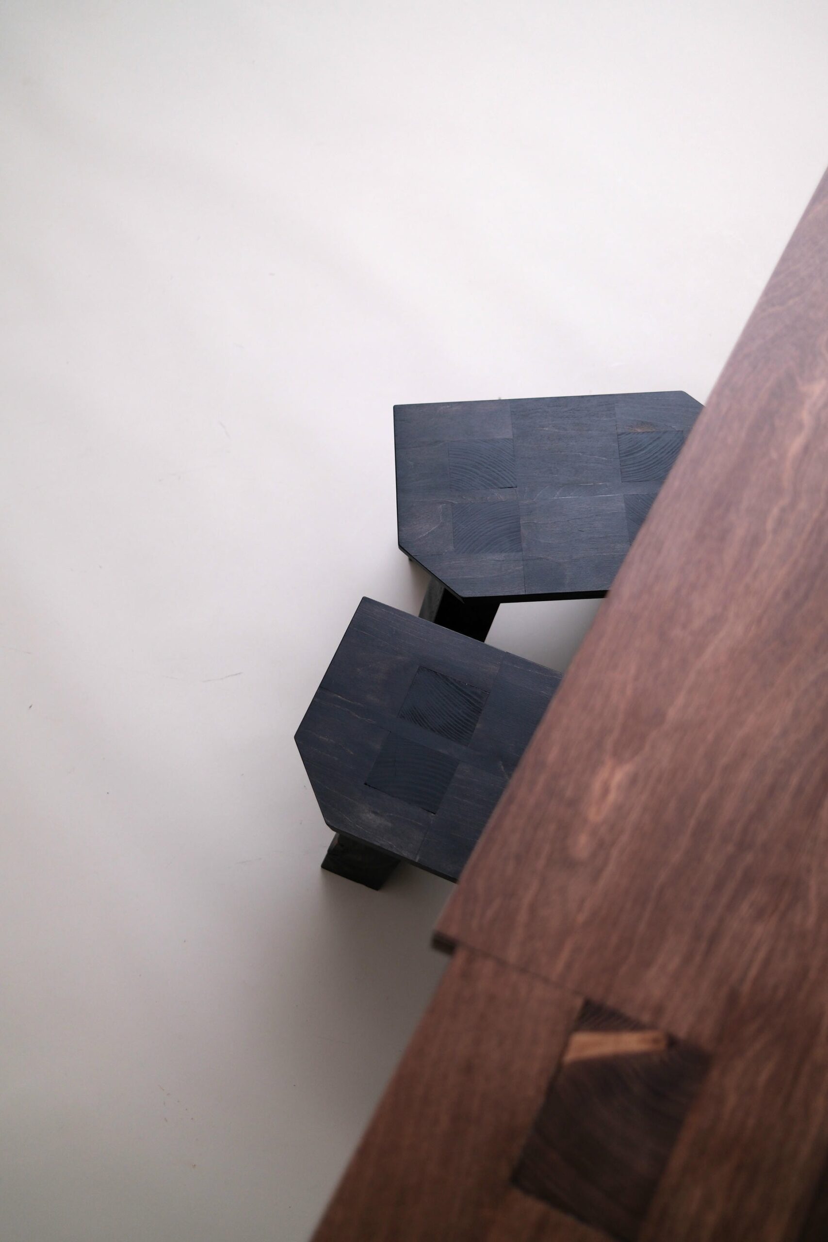 Animals Bench in Plywood and Reclaimed Wood by Goons 12