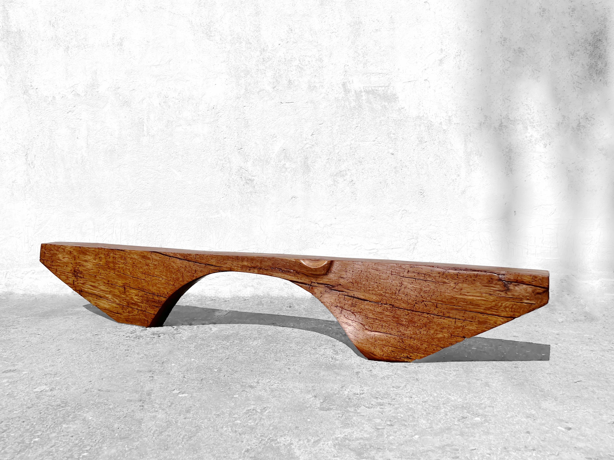 B2431 Bench in Pointed Oak Wood by Jorg Pietschmann 11
