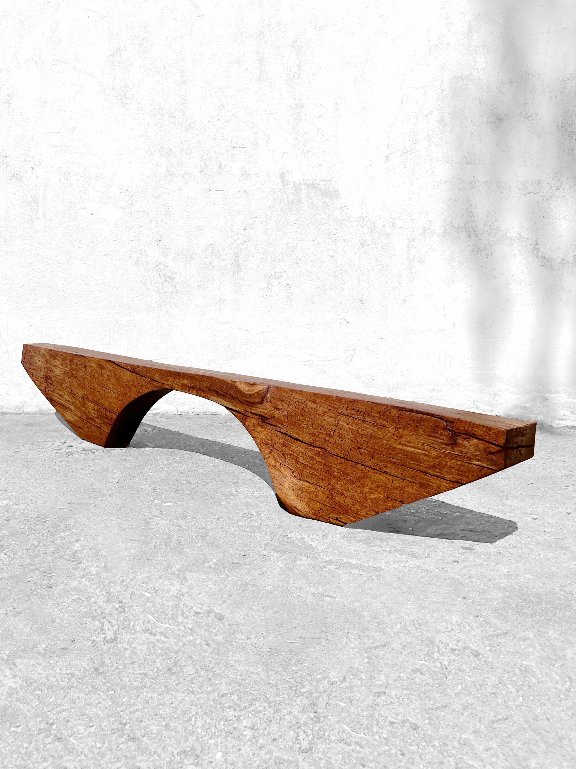 B2431 Bench in Pointed Oak Wood by Jorg Pietschmann 12