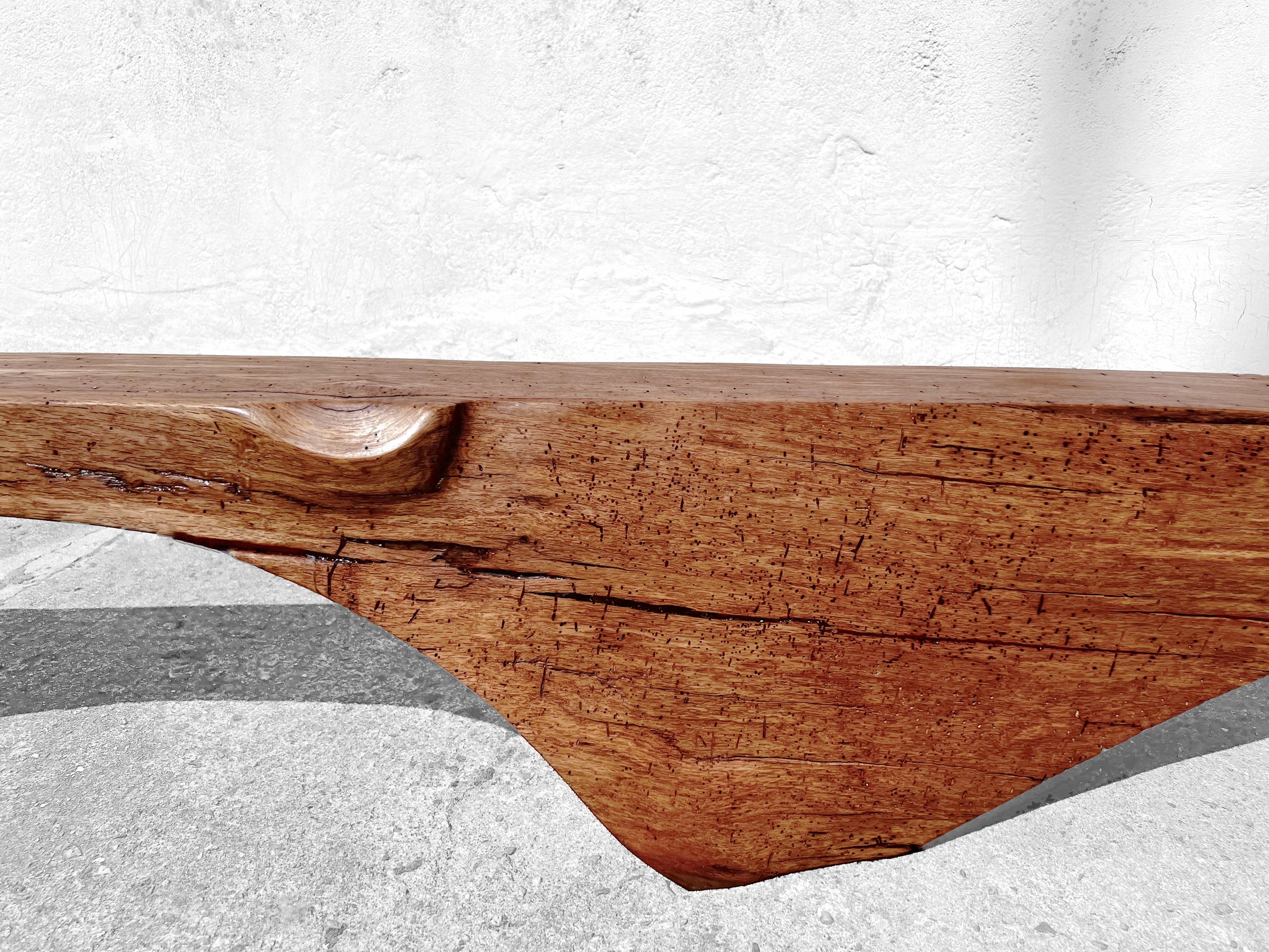 B2431 Bench in Pointed Oak Wood by Jorg Pietschmann 3