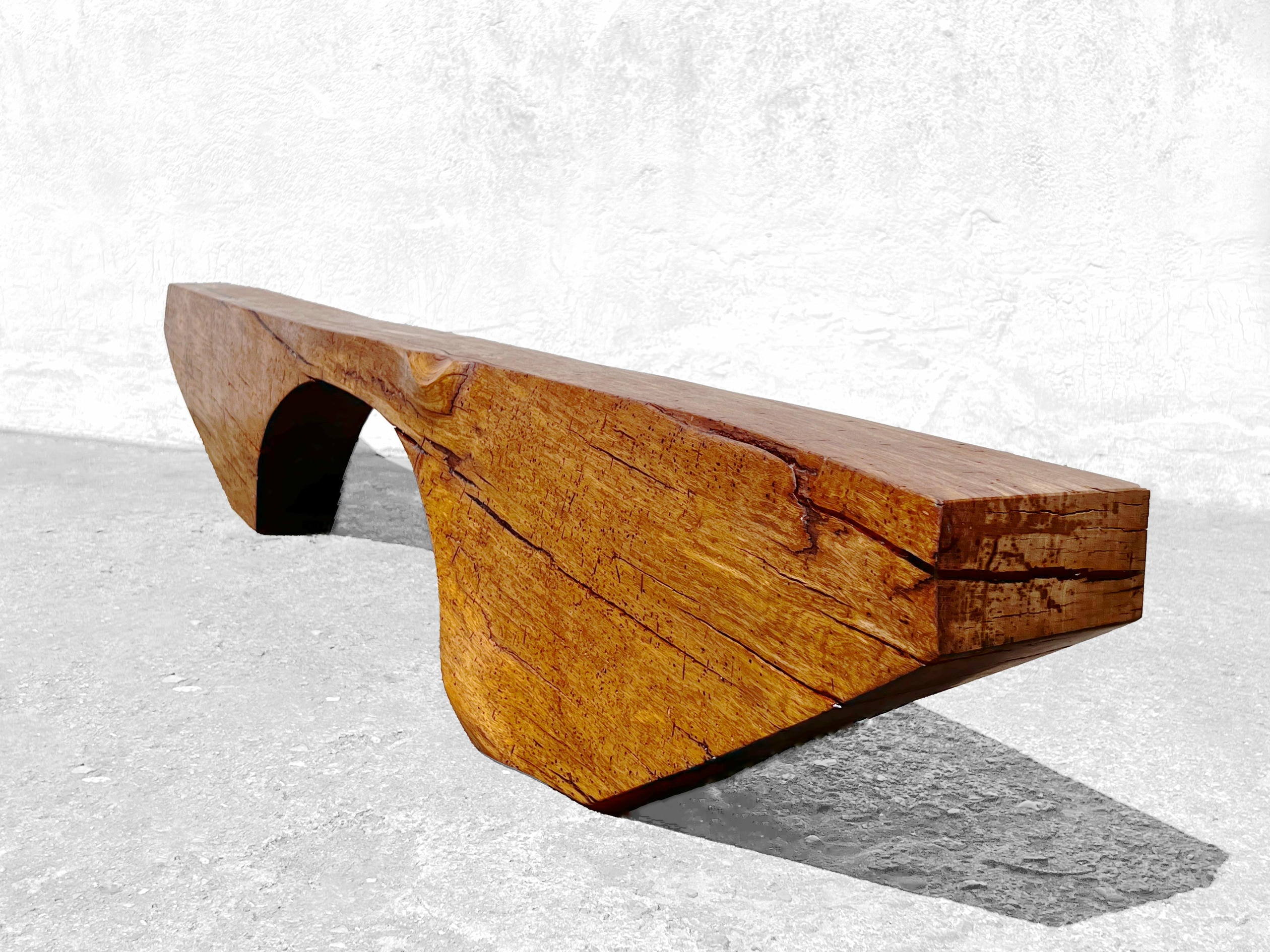 B2431 Bench in Pointed Oak Wood by Jorg Pietschmann 5