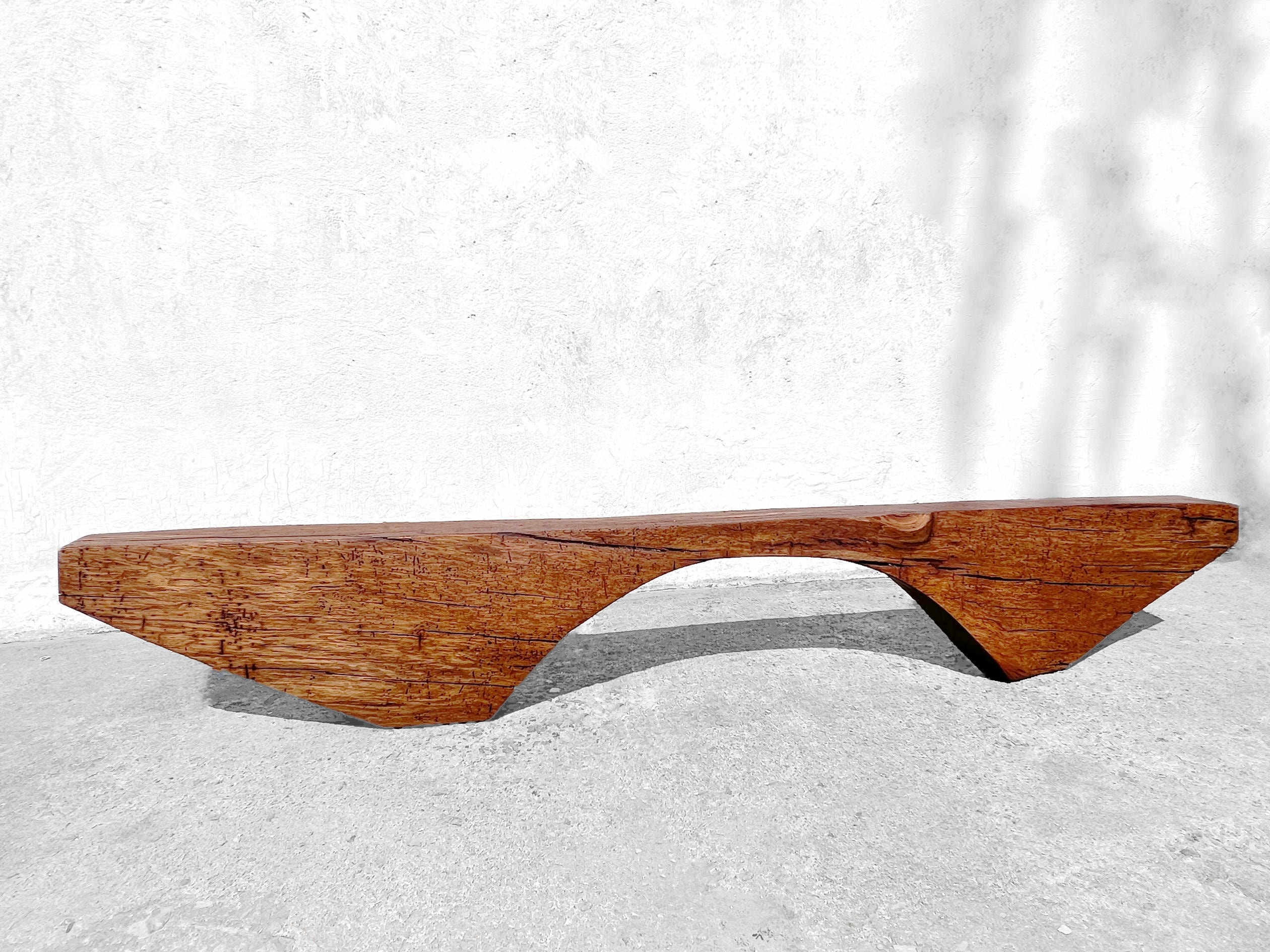 B2431 Bench in Pointed Oak Wood by Jorg Pietschmann 9