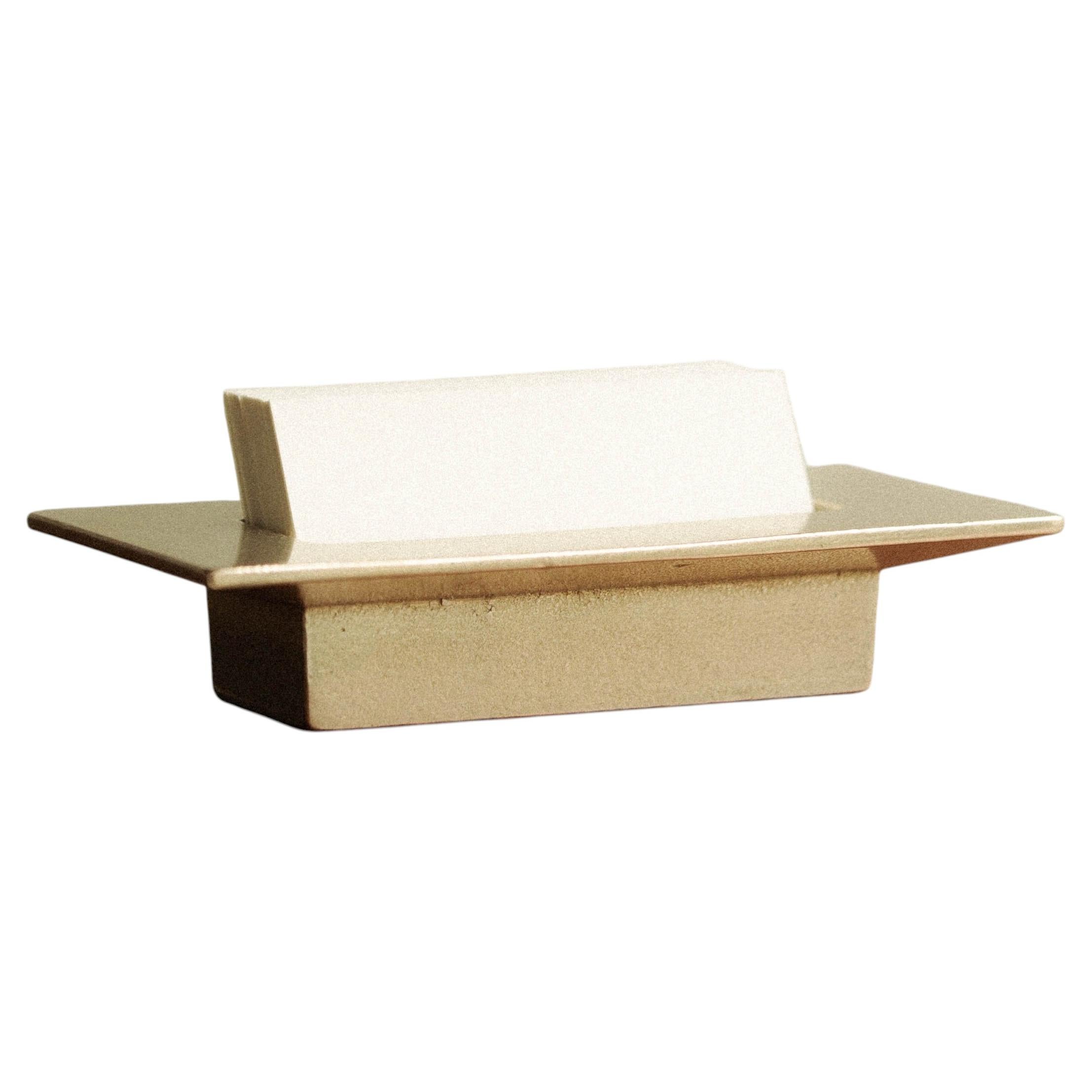 Brass Business Card Holder Altar by Henry Wilson 1
