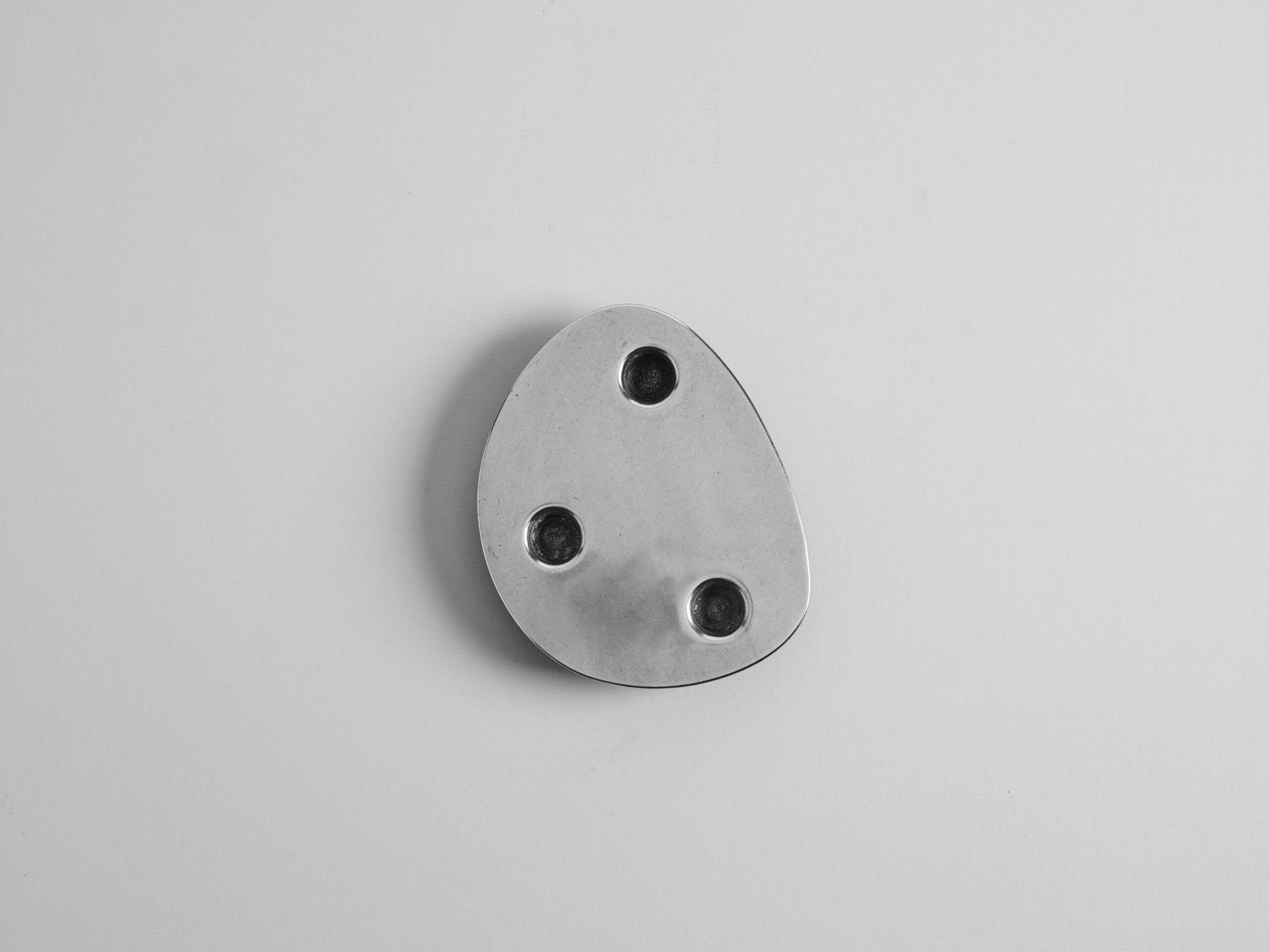 Contemporary Aluminium Trio Candleholder Henry Wilson 3