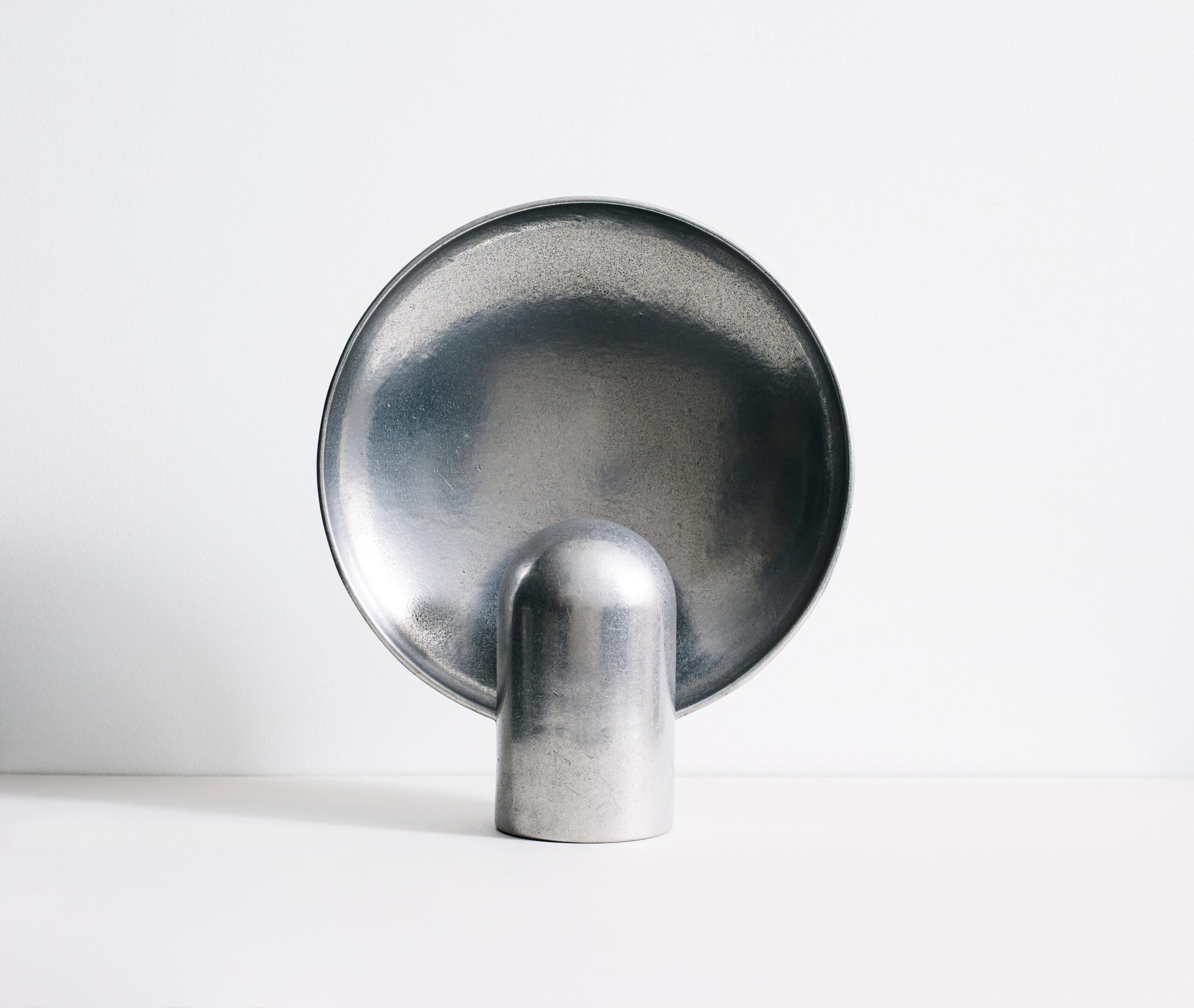 Contemporary Silver Aluminum Surface Sconce by Henry Wilson 2