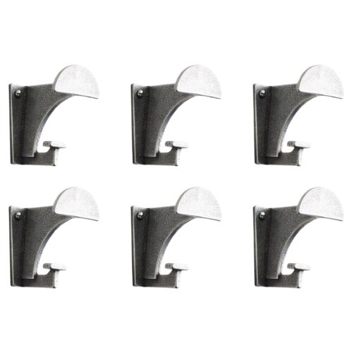 Set of 6 Contemporary Compass Hooks by Henry Wilson Various Finishes 1