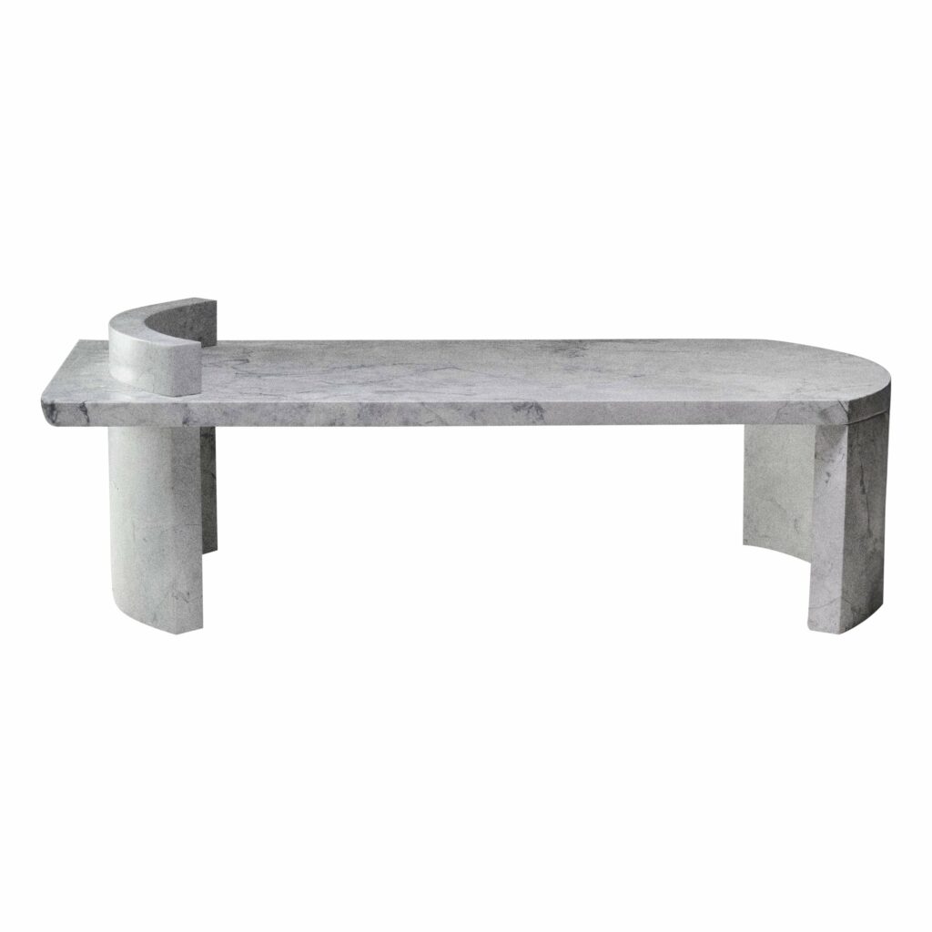 Super White Marble Coffee Table 01 by Atelier Dutre 1