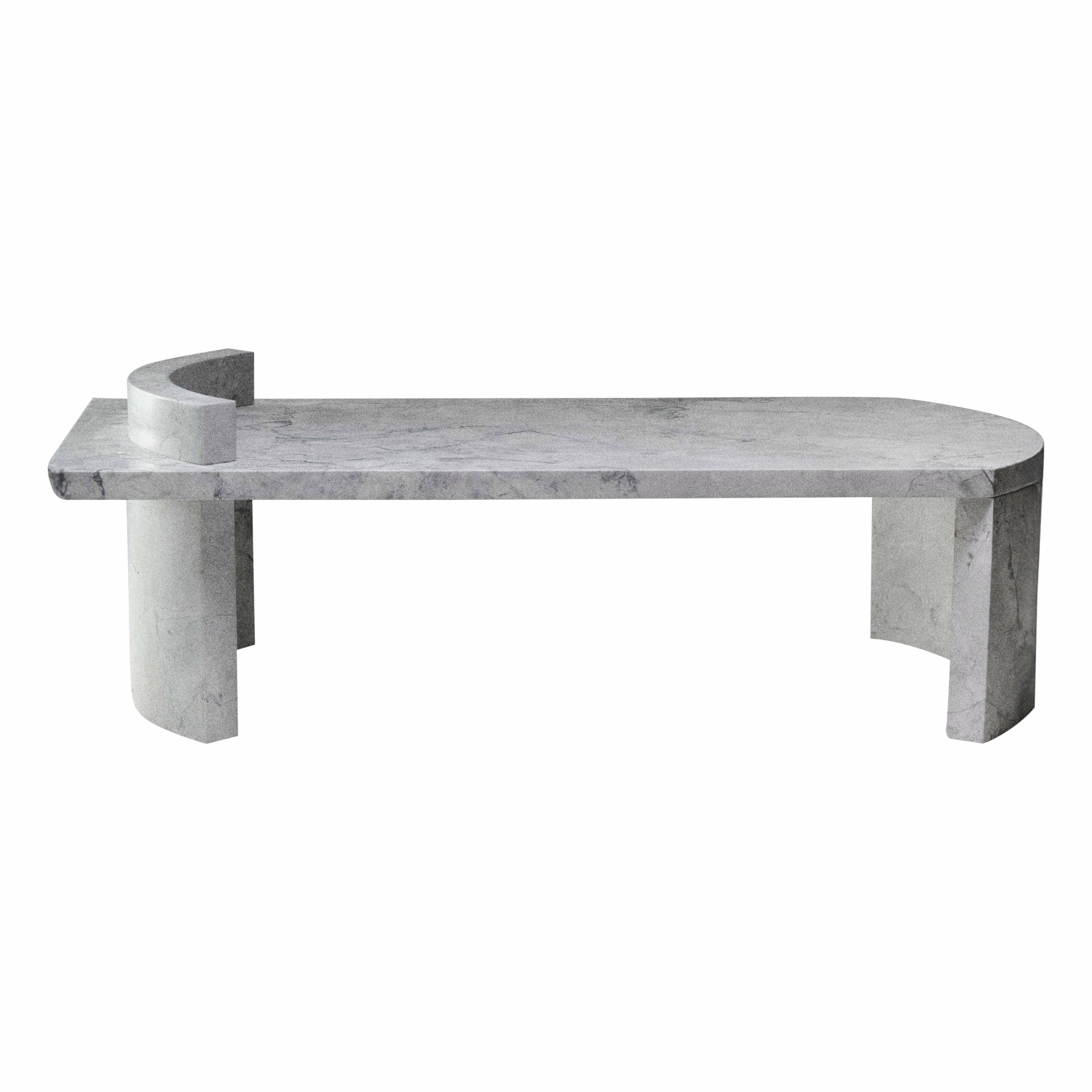 Super White Marble Coffee Table 01 by Atelier Dutre 1
