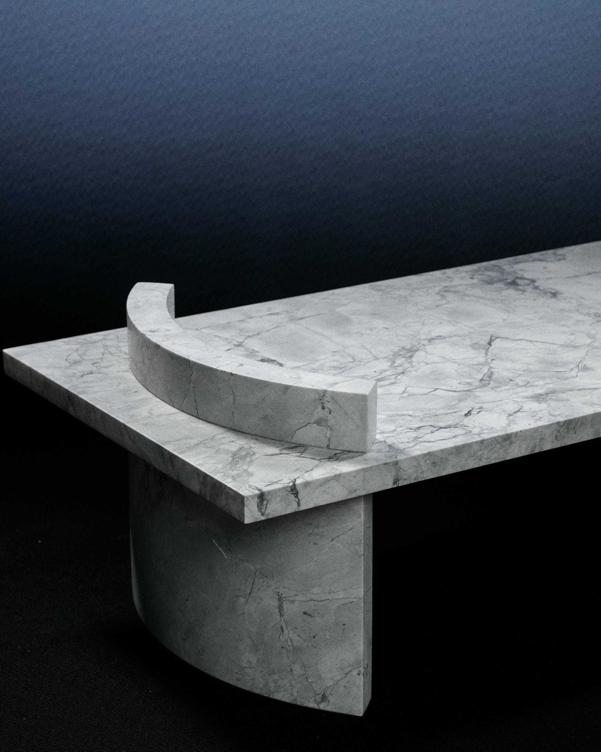 Super White Marble Coffee Table 01 by Atelier Dutre 7