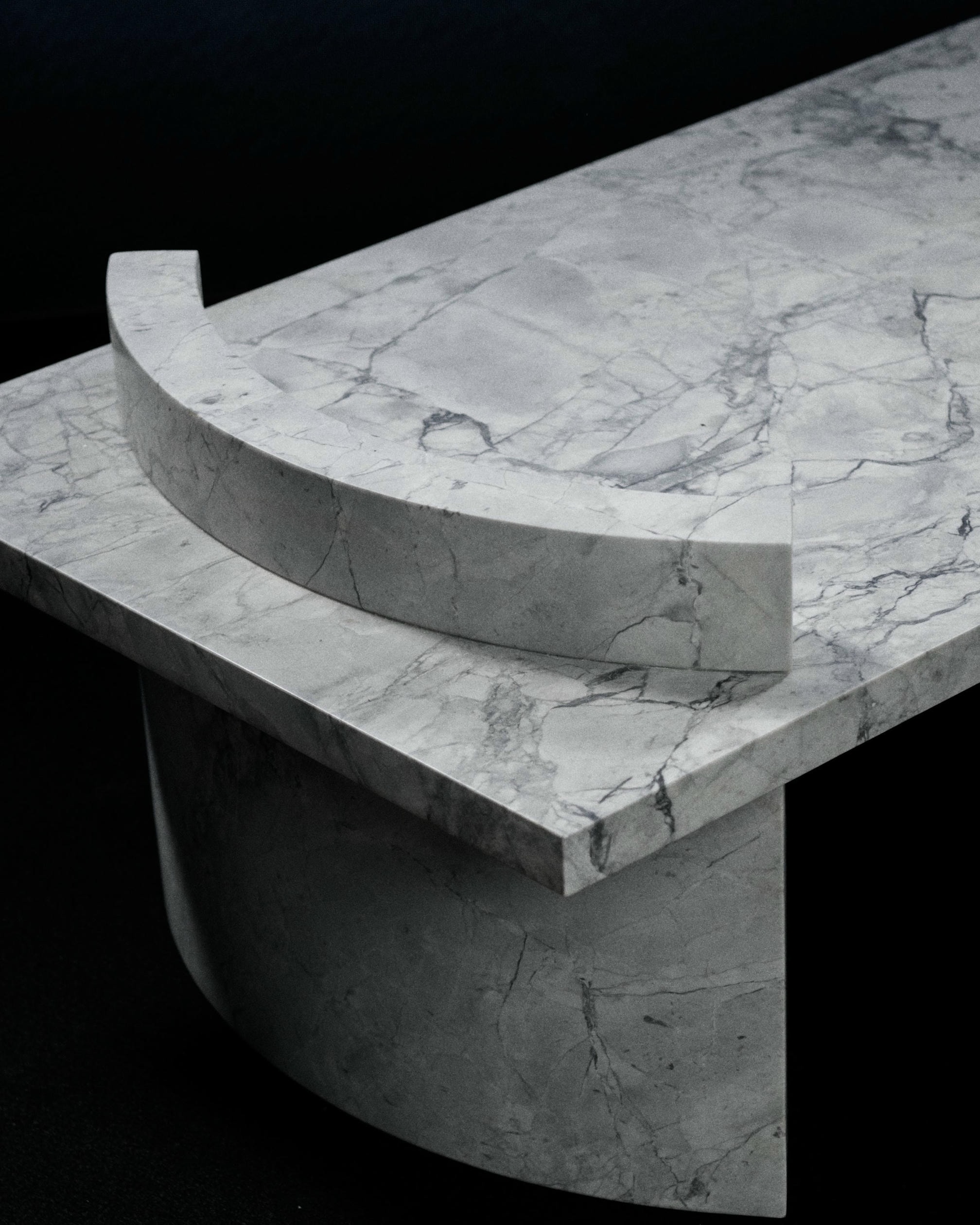 Super White Marble Coffee Table 01 by Atelier Dutre 8
